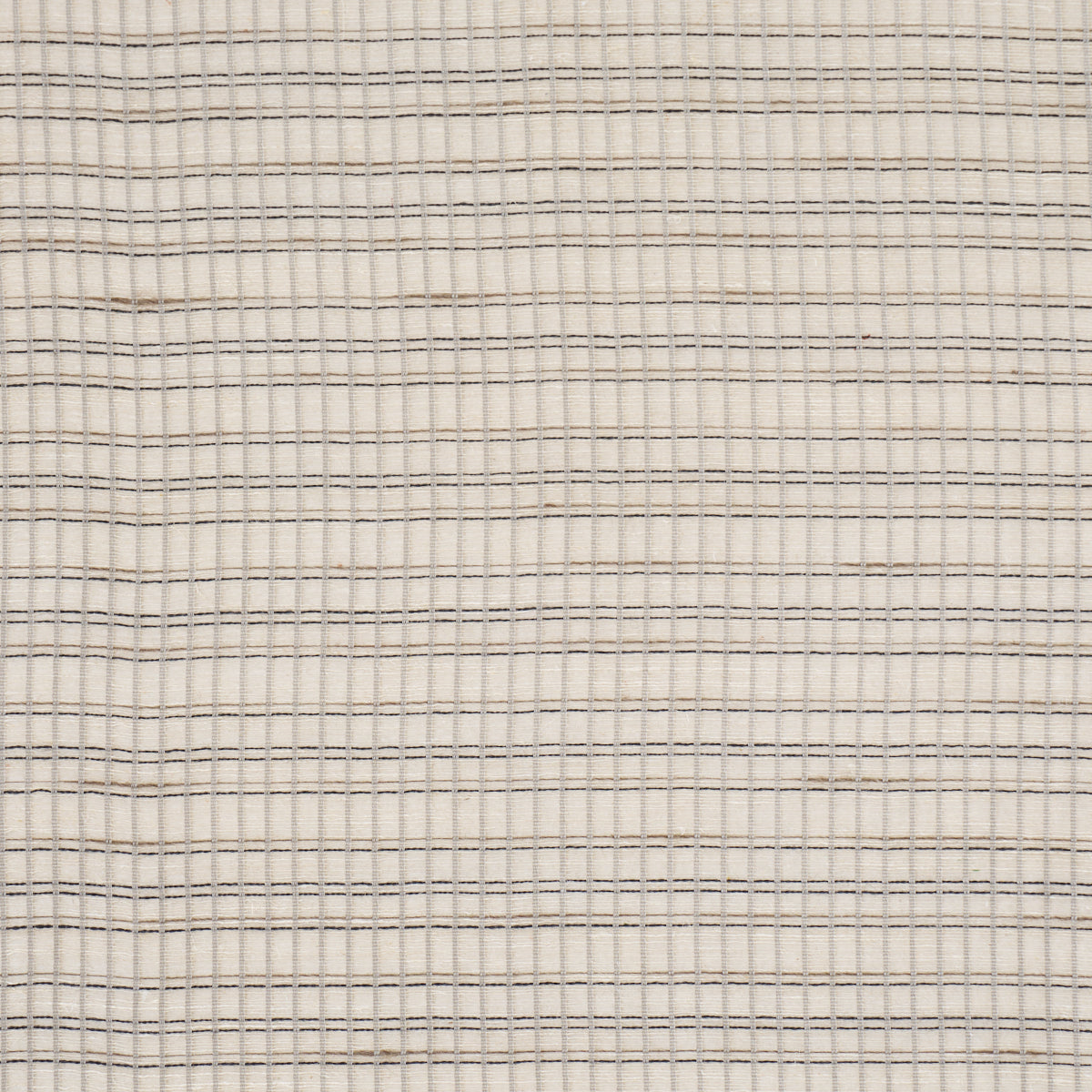 PAYTON-LINEN-SHEER-GRID-BLACK-WHITE-SCHUMACHER-86050 - Schumacher Fabric