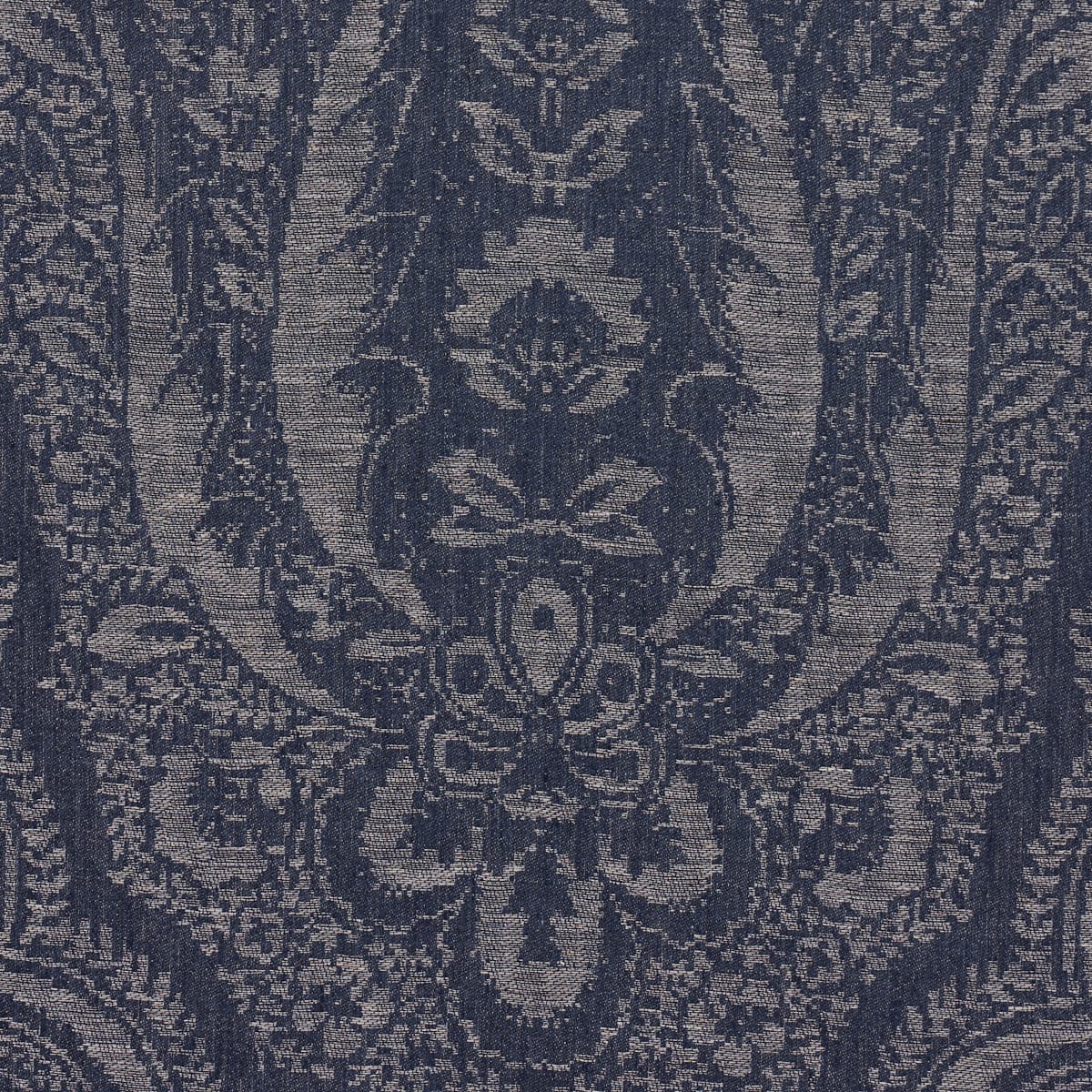 AMARA-PAISLEY-INDIGO-SCHUMACHER-86120 - Schumacher Fabric
