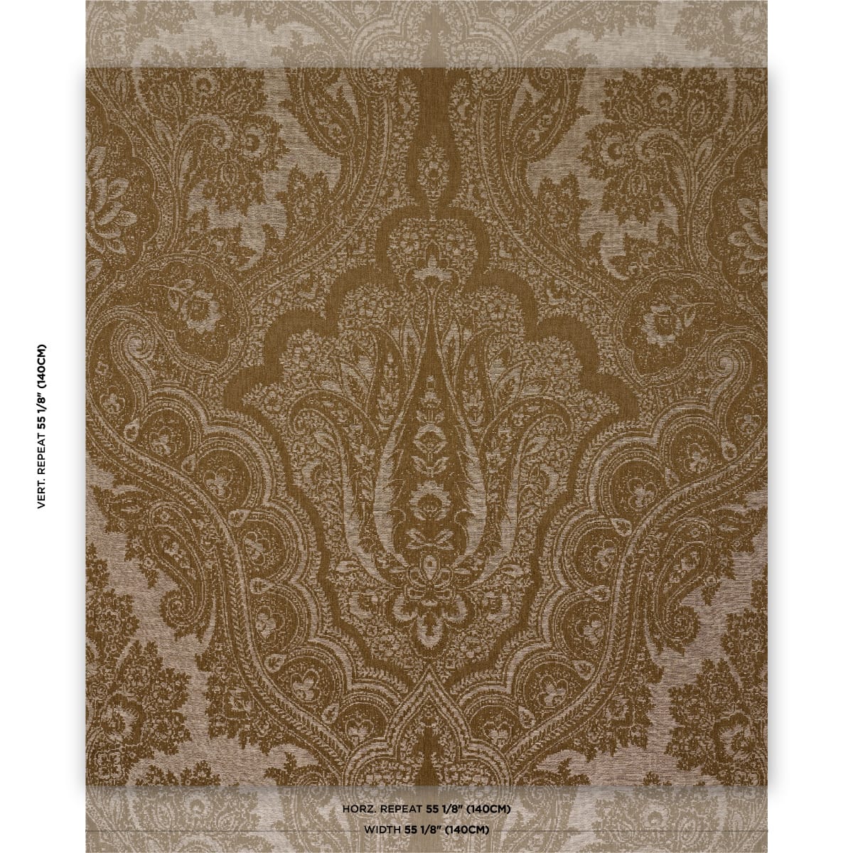AMARA-PAISLEY-ORO-SCHUMACHER-86121 - Schumacher Fabric