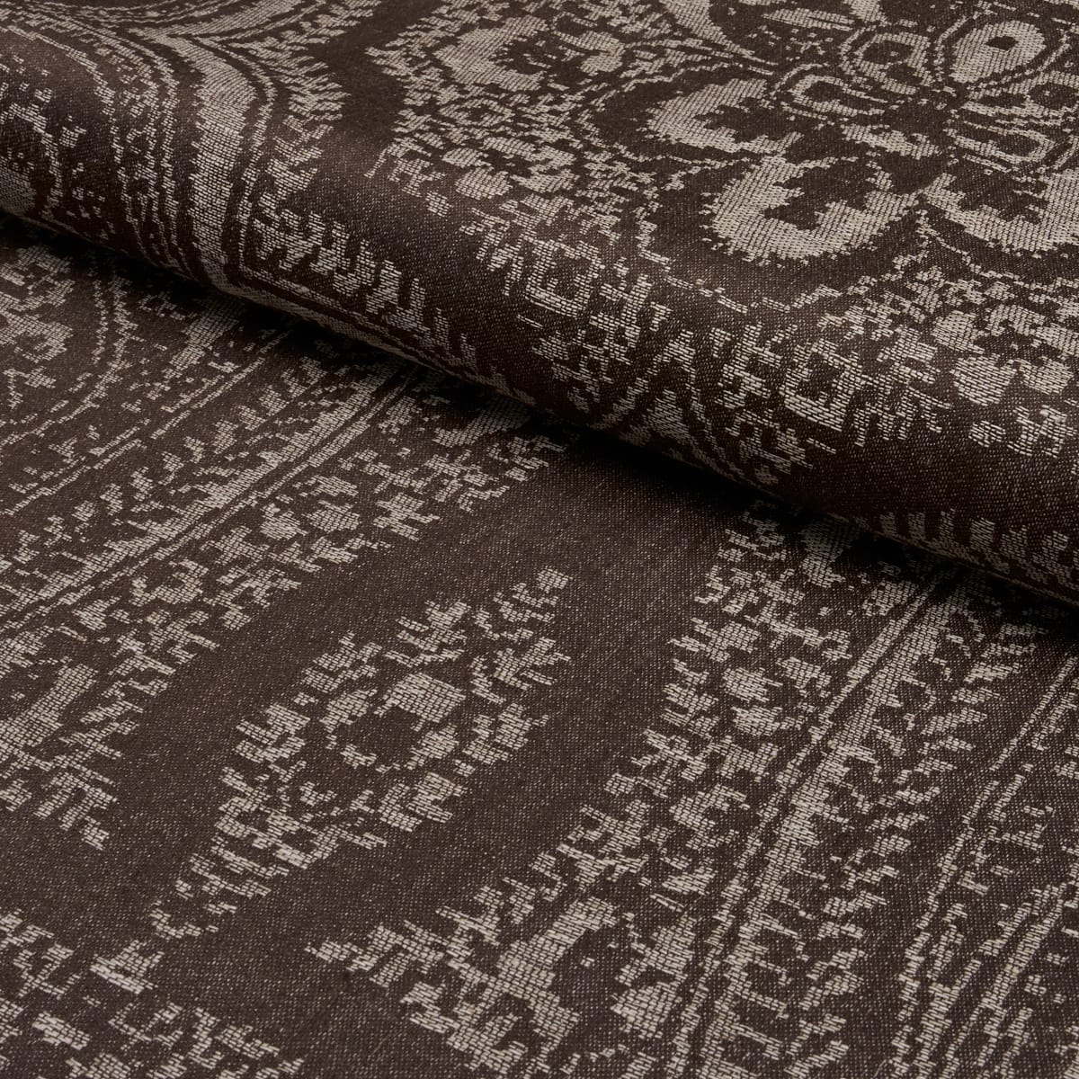 AMARA-PAISLEY-MOCHA-SCHUMACHER-86122 - Schumacher Fabric