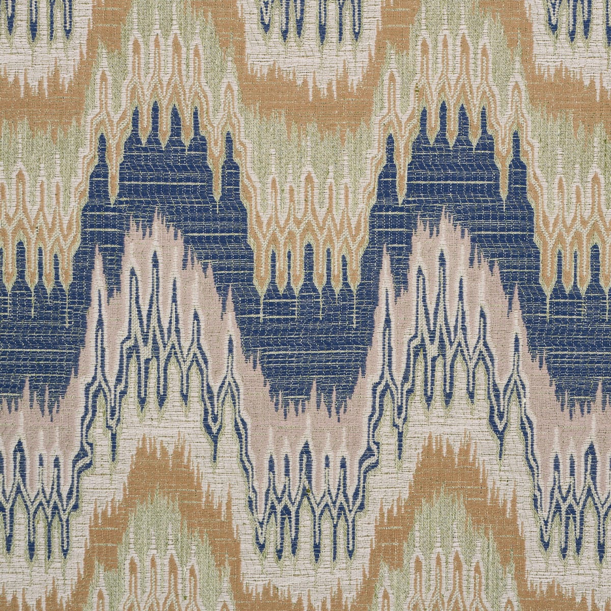 ELIO-FLAMESTITCH-INDIGO-SCHUMACHER-86131 - Schumacher Fabric