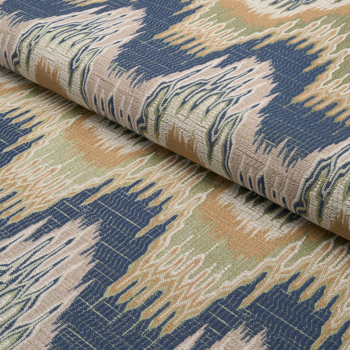 ELIO-FLAMESTITCH-INDIGO-SCHUMACHER-86131 - Schumacher Fabric