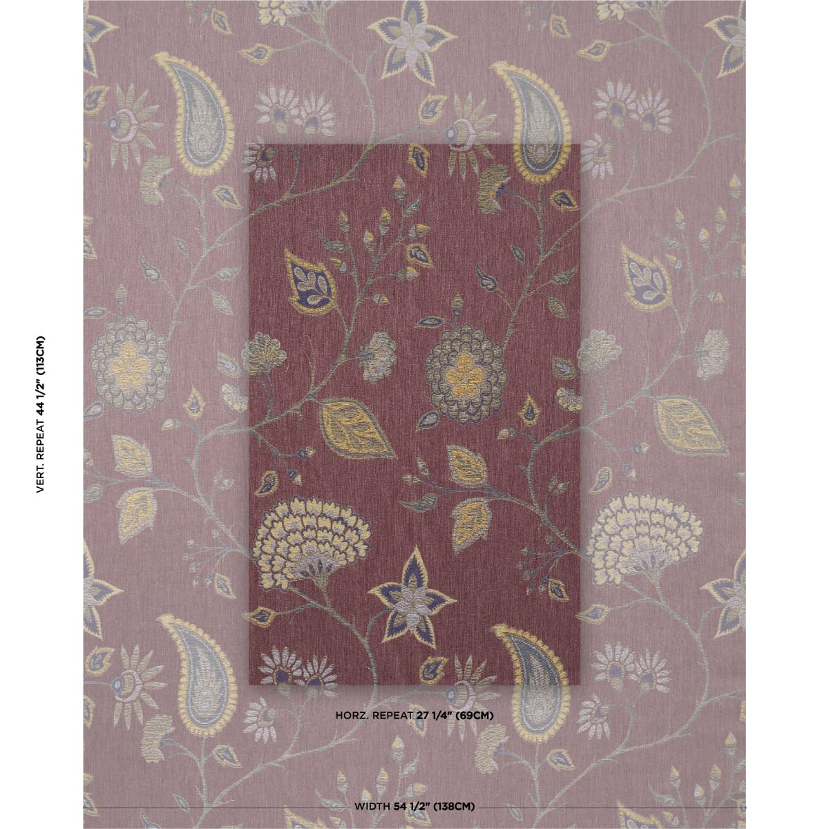 FIAMMETTA-JACQUARD-ROSA-SCHUMACHER-86151 - Schumacher Fabric
