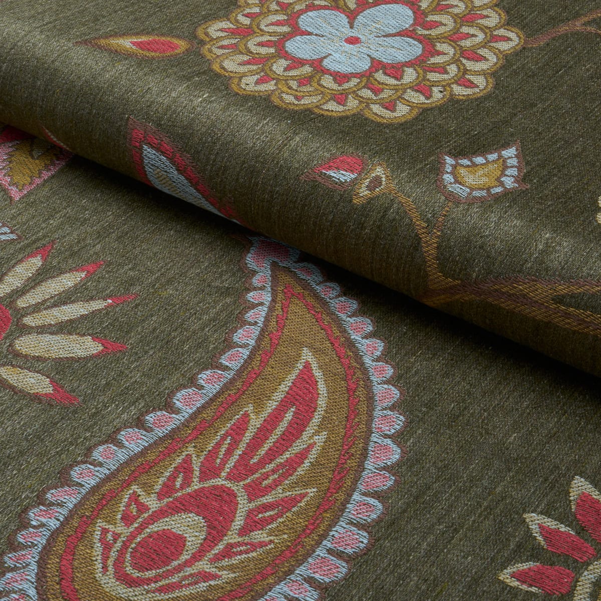 FIAMMETTA-JACQUARD-VERDE-SCHUMACHER-86152 - Schumacher Fabric