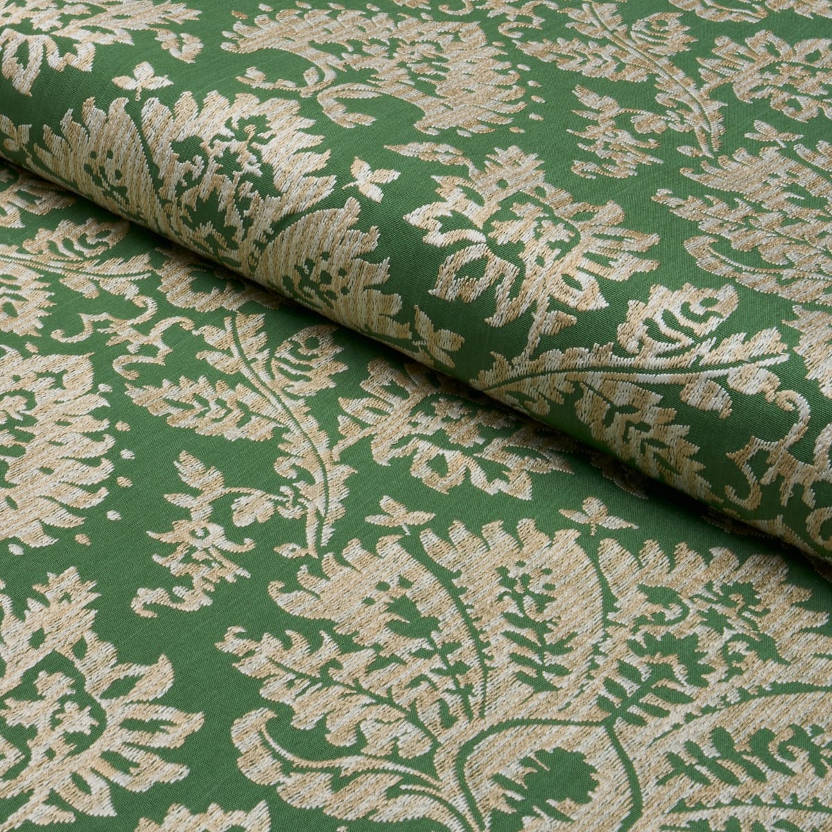 GIANNA-EMBROIDERY-EMERALD-SCHUMACHER-86160 - Schumacher Fabric