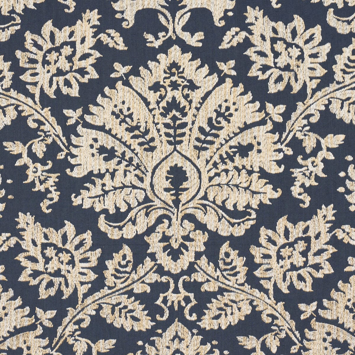 GIANNA-EMBROIDERY-INDIGO-SCHUMACHER-86161 - Schumacher Fabric