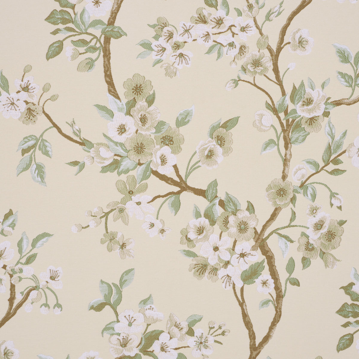 Cherry Blossom - Citron - Schumacher 86220 Fabric - Schumacher Fabric