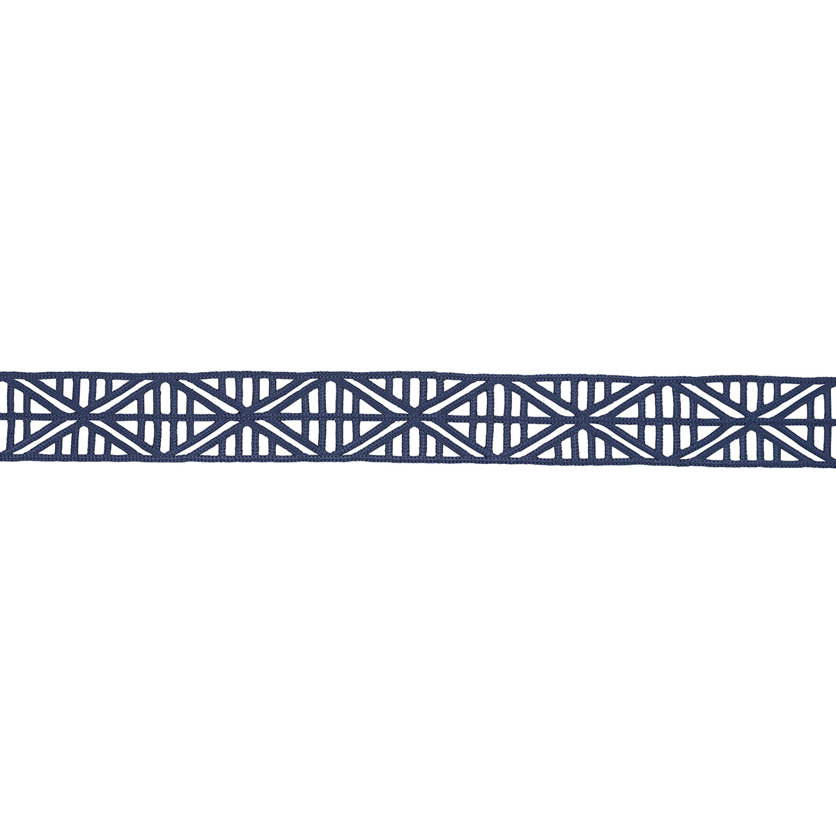 Diamond Lattice - Navy - Schumacher 86282 Trim - Schumacher Trim