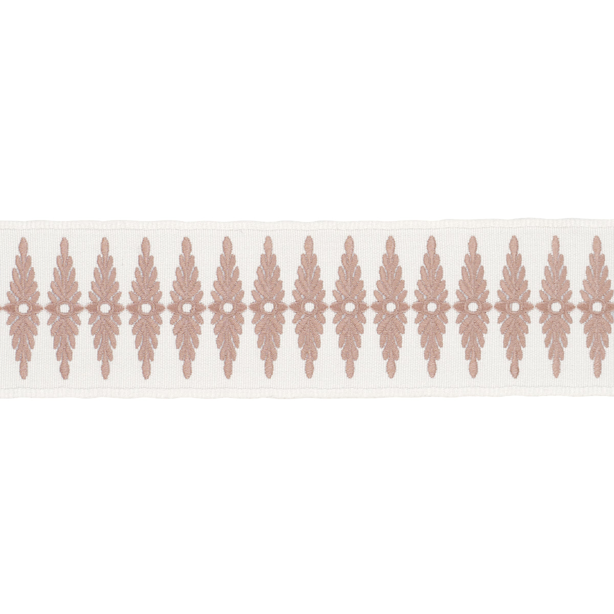 GENEVIEVE-EMBROIDERED-TAPE-BLUSH-SCHUMACHER-86322 - Schumacher Trims
