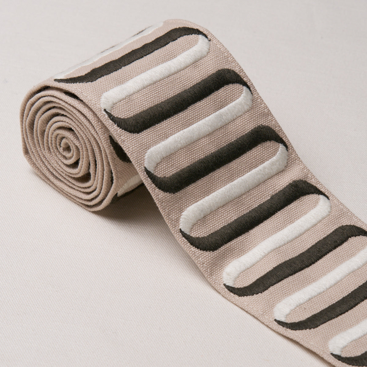 Ribbon Tape - Cream - Schumacher 86341 Trim - Schumacher Trim