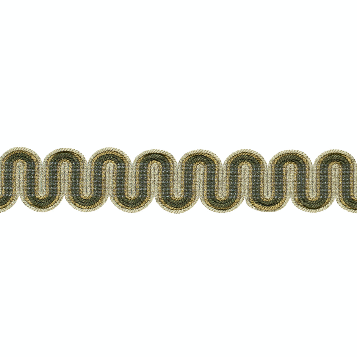 Winding River Tape - Green - Schumacher 86363 Trim - Schumacher Trim