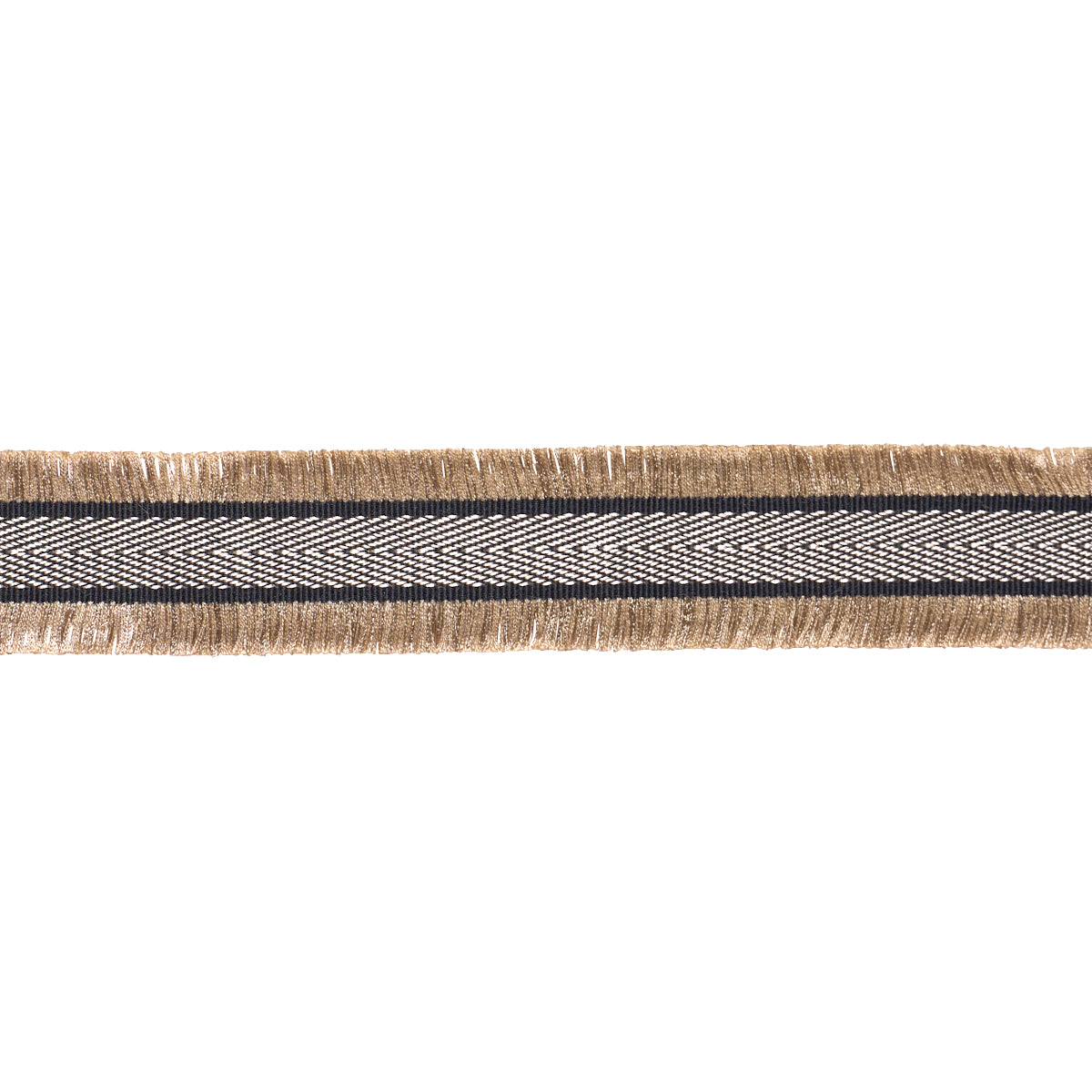 FELICITY-FRINGE-TRIM-BLACK-SCHUMACHER-86373 - Schumacher Trims