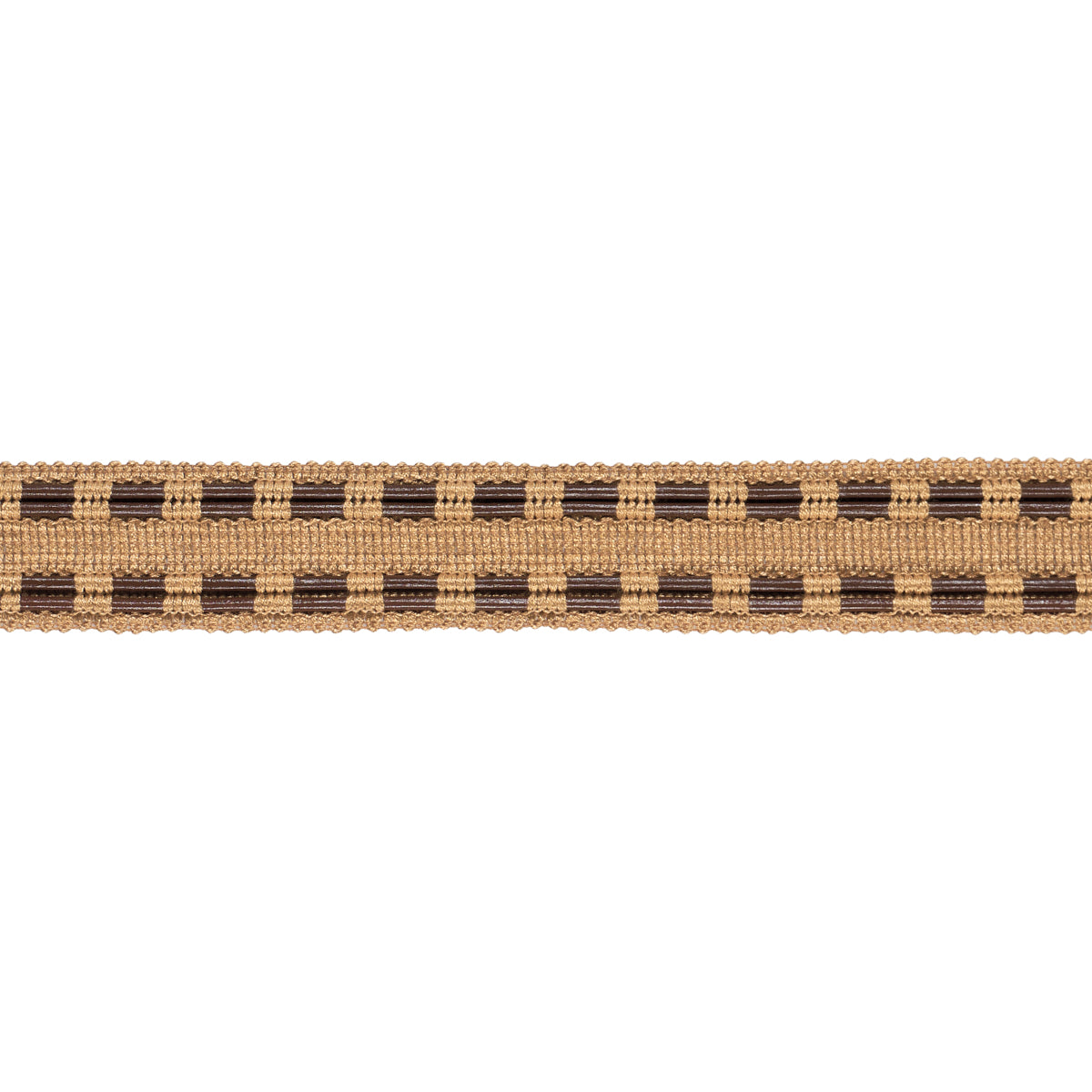 Leather Cord Tape - Natural - Schumacher 86382 Trim