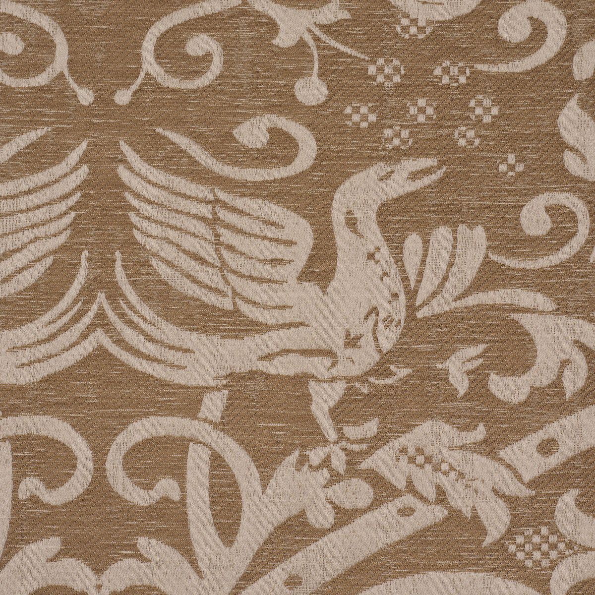 Dougal Damask - Wheat - Schumacher 86591 Fabric - Schumacher Fabric