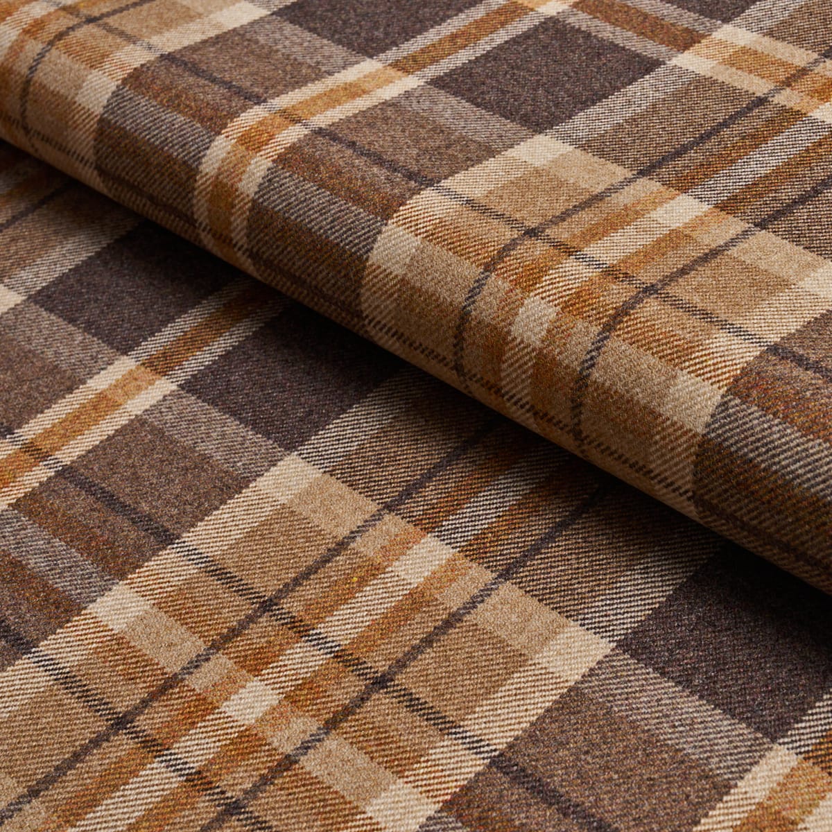 HARRIS-MERINO-PLAID-SPICE-SCHUMACHER-86611 - Schumacher Fabric