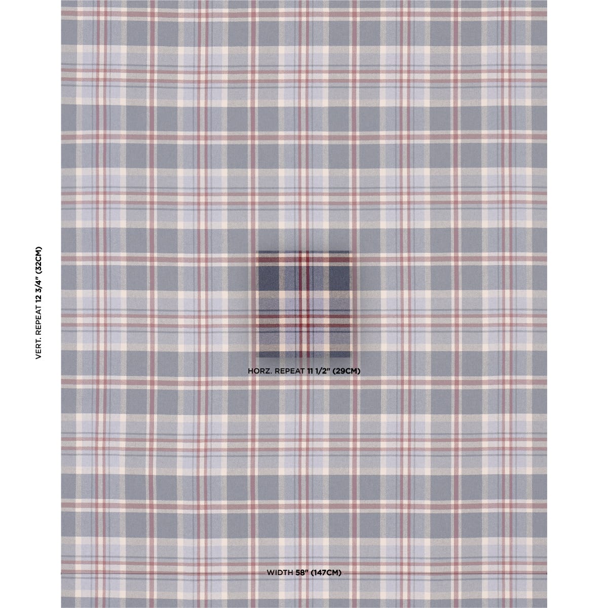 HARRIS-MERINO-PLAID-AMERICANA-SCHUMACHER-86612 - Schumacher Fabric