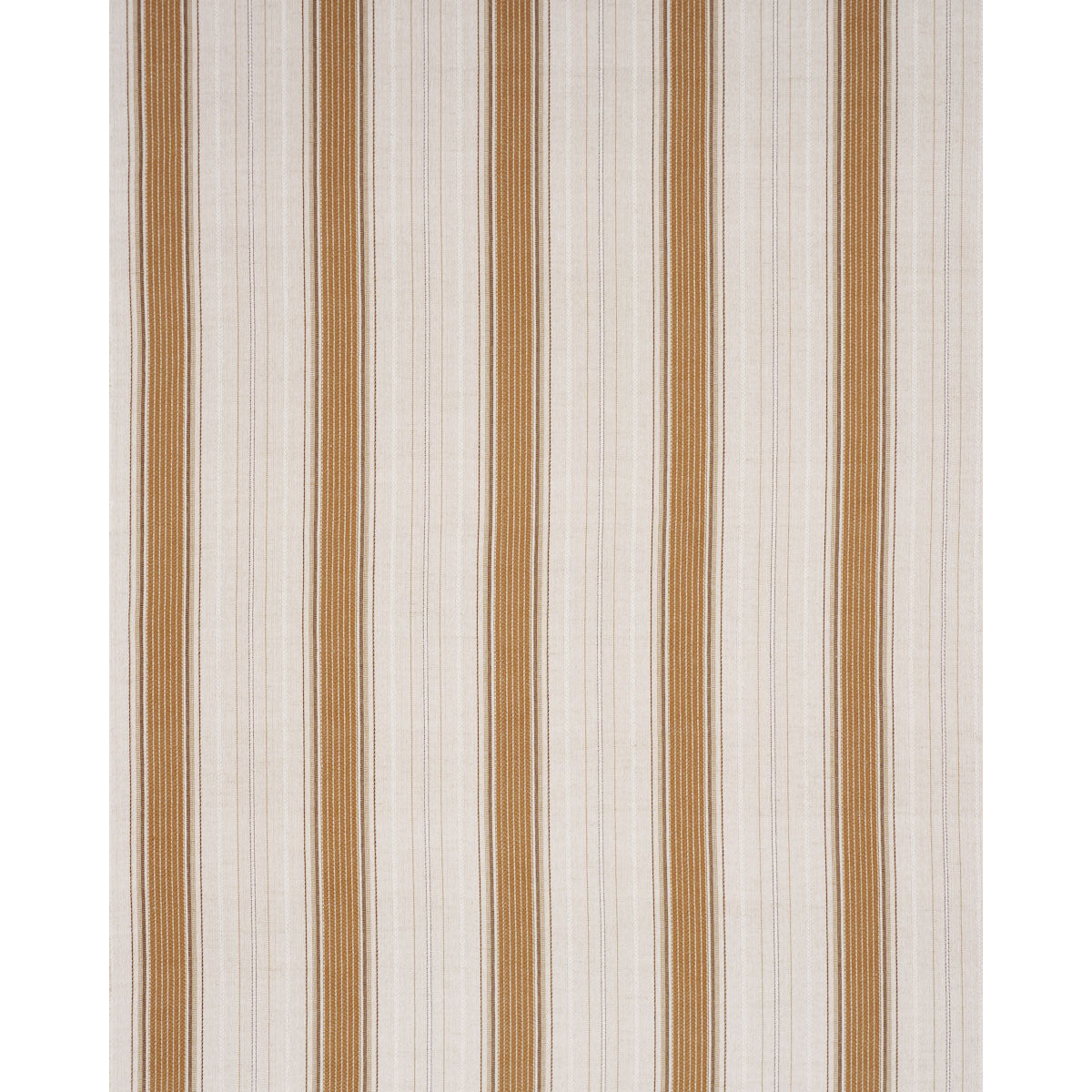 Idris Stripe - Ochre - Schumacher 86710 Fabric - Schumacher Fabric