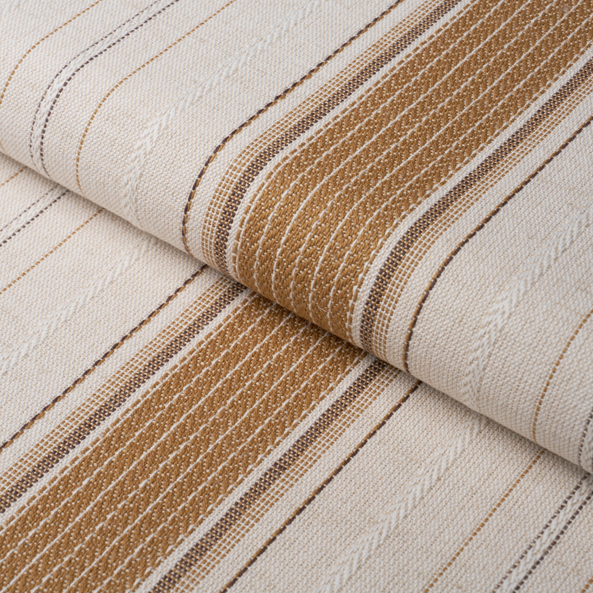 Idris Stripe - Ochre - Schumacher 86710 Fabric - Schumacher Fabric