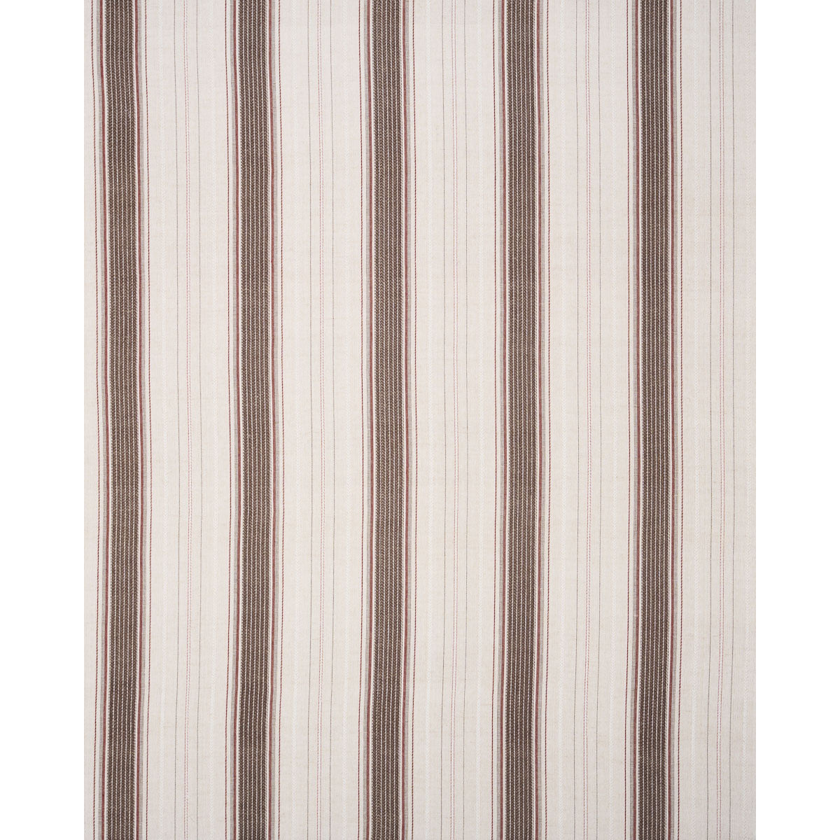 Idris Stripe - Brown - Schumacher 86712 Fabric - Schumacher Fabric