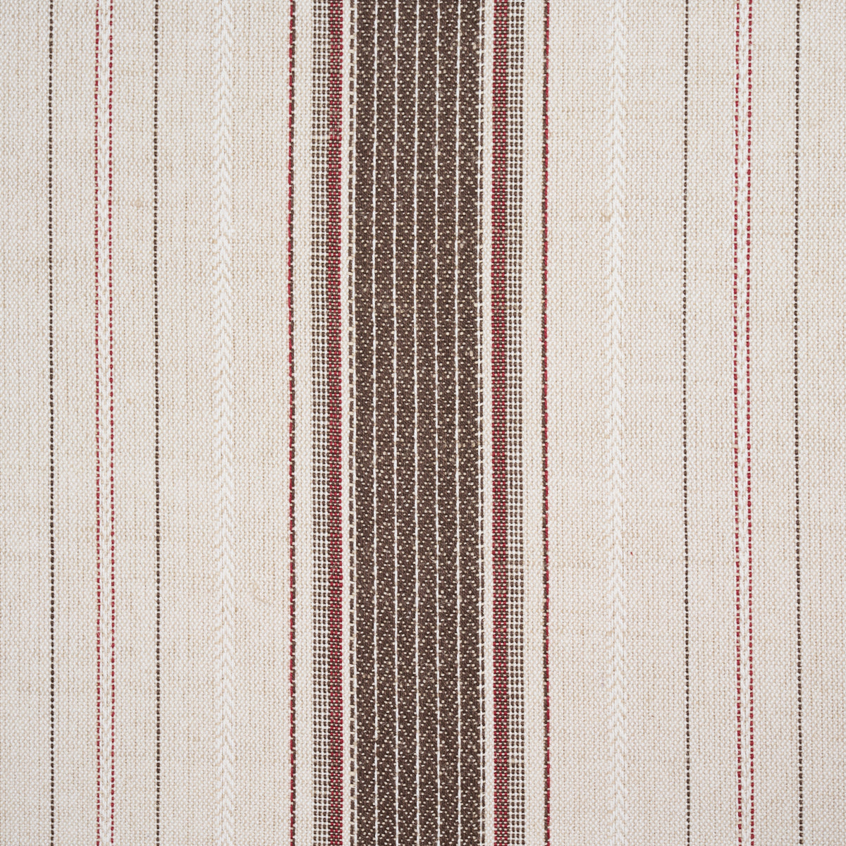 Idris Stripe - Brown - Schumacher 86712 Fabric - Schumacher Fabric