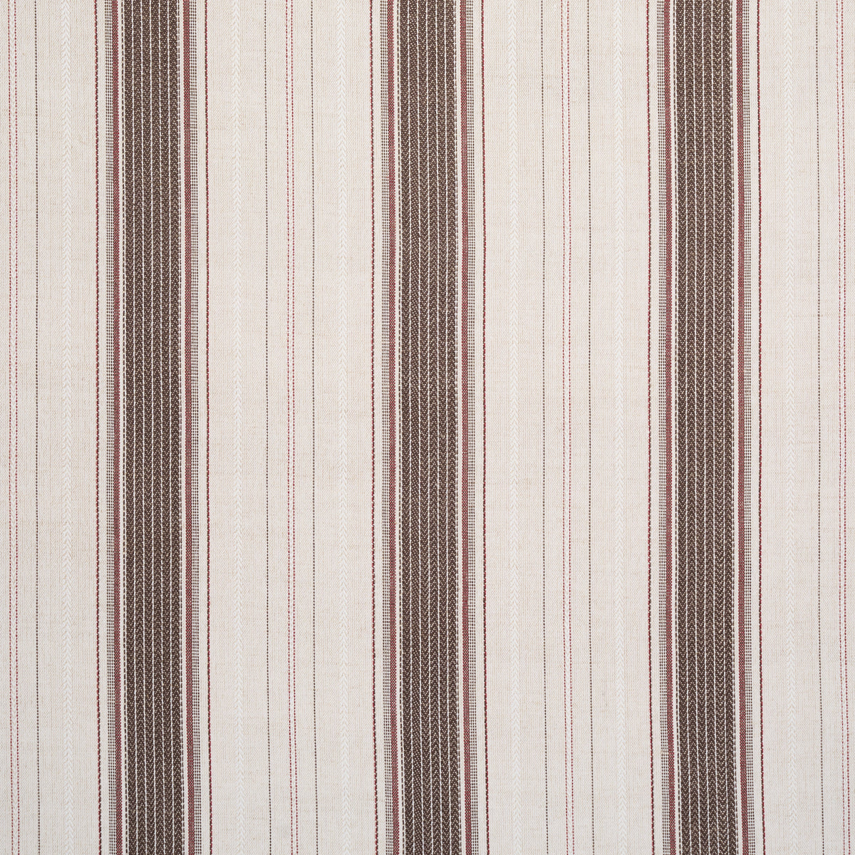 Idris Stripe - Brown - Schumacher 86712 Fabric - Schumacher Fabric