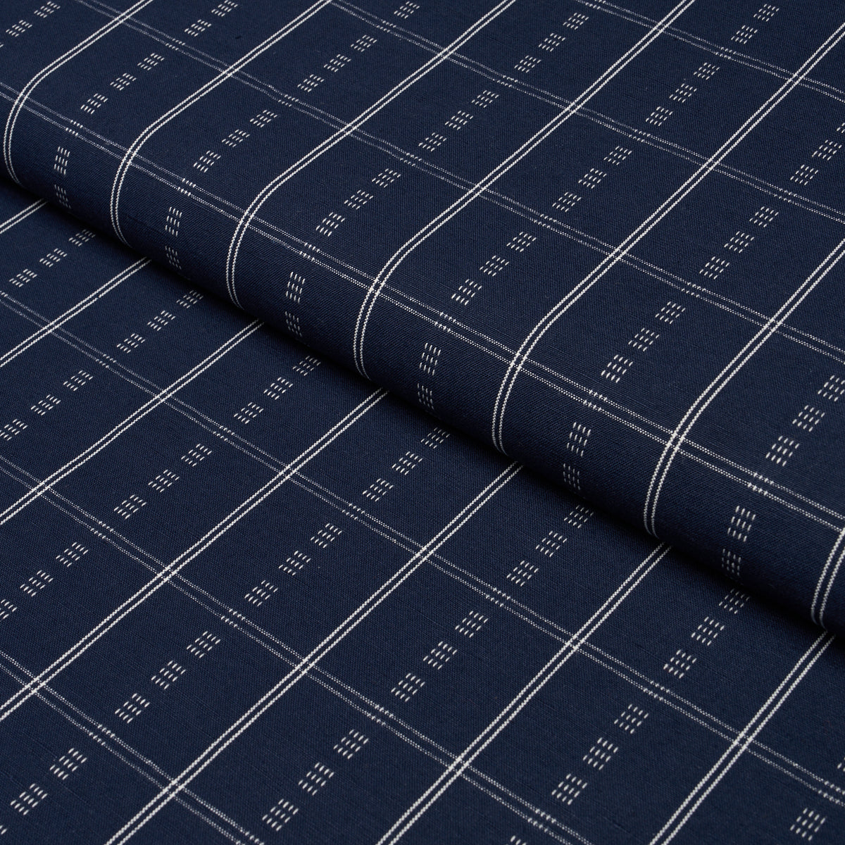 Ayan - Indigo - Schumacher 86722 Fabric - Schumacher Fabric