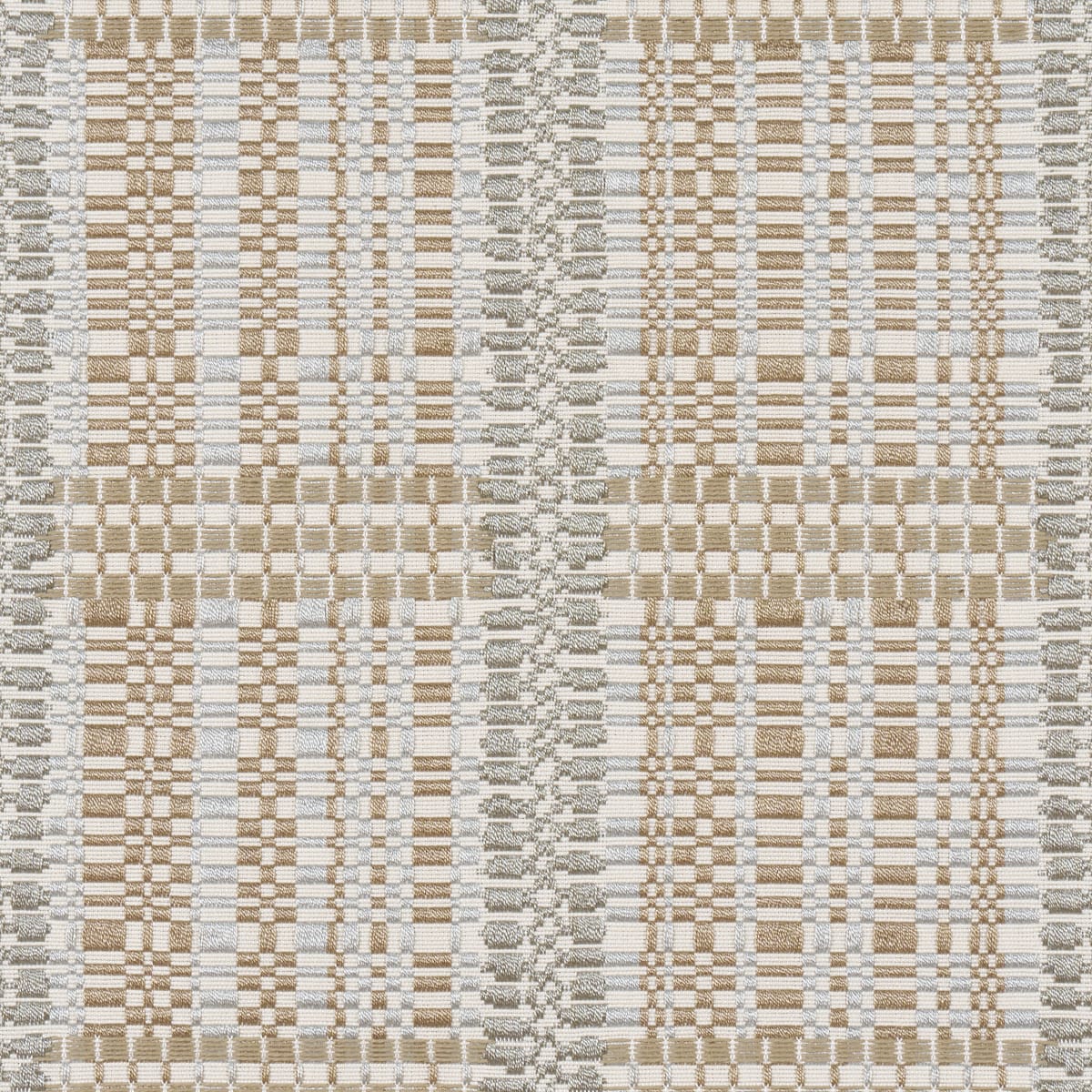 SKYLINE-PLAID-STONE-SCHUMACHER-86850 - Schumacher Fabric