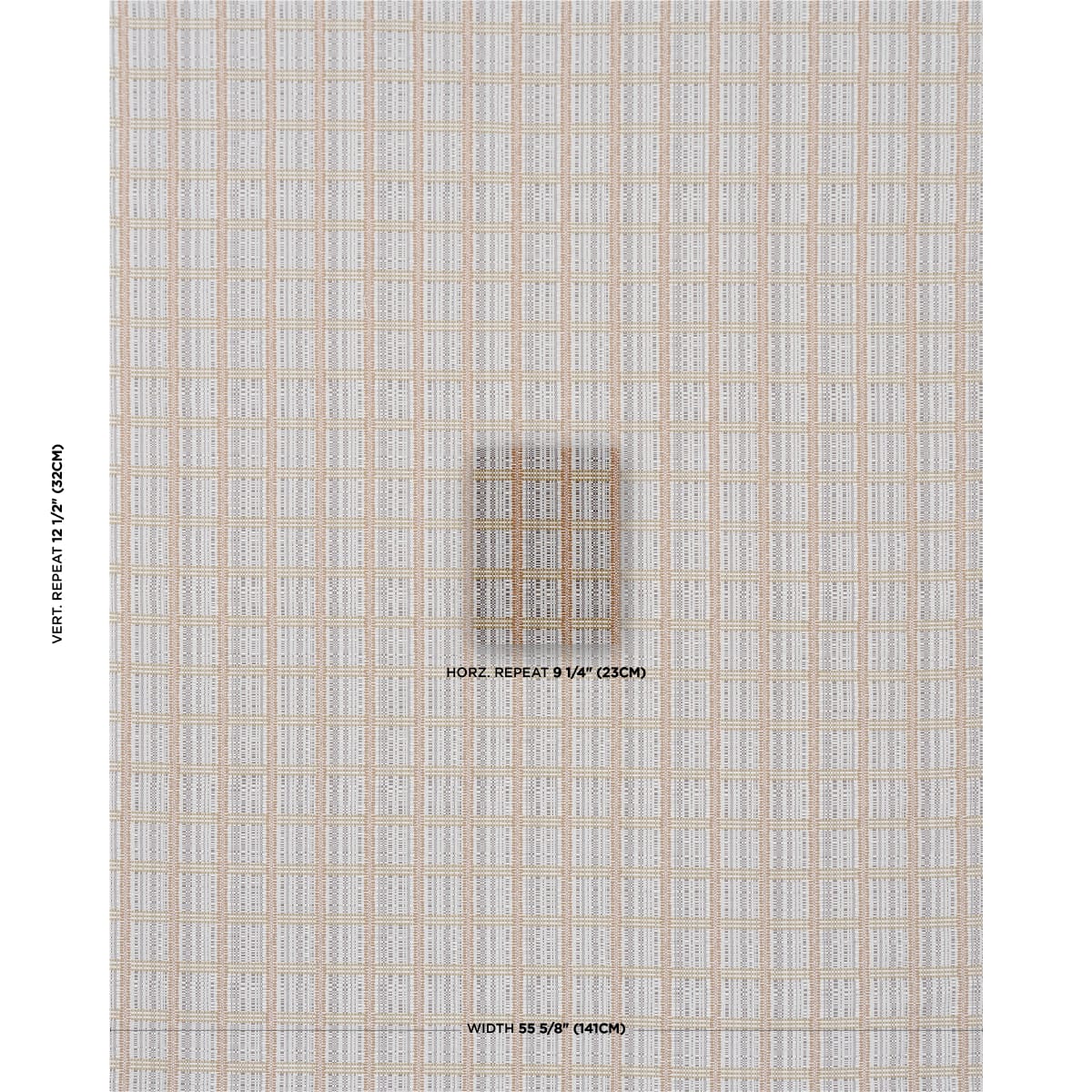 SKYLINE-PLAID-BRONZE-SCHUMACHER-86852 - Schumacher Fabric