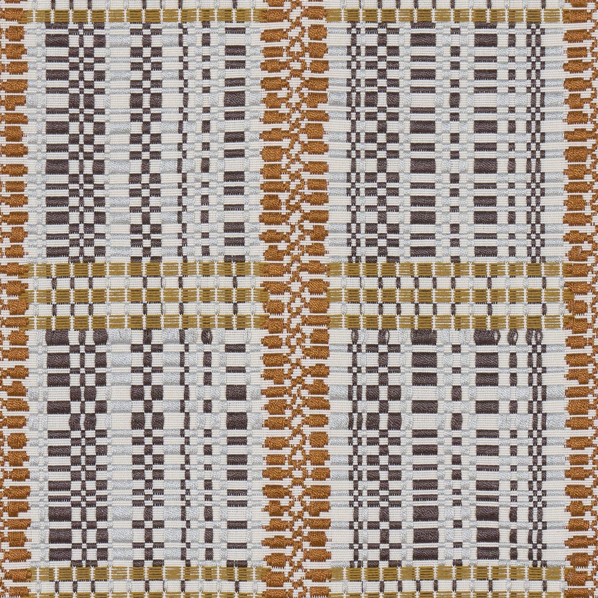 SKYLINE-PLAID-BRONZE-SCHUMACHER-86852 - Schumacher Fabric