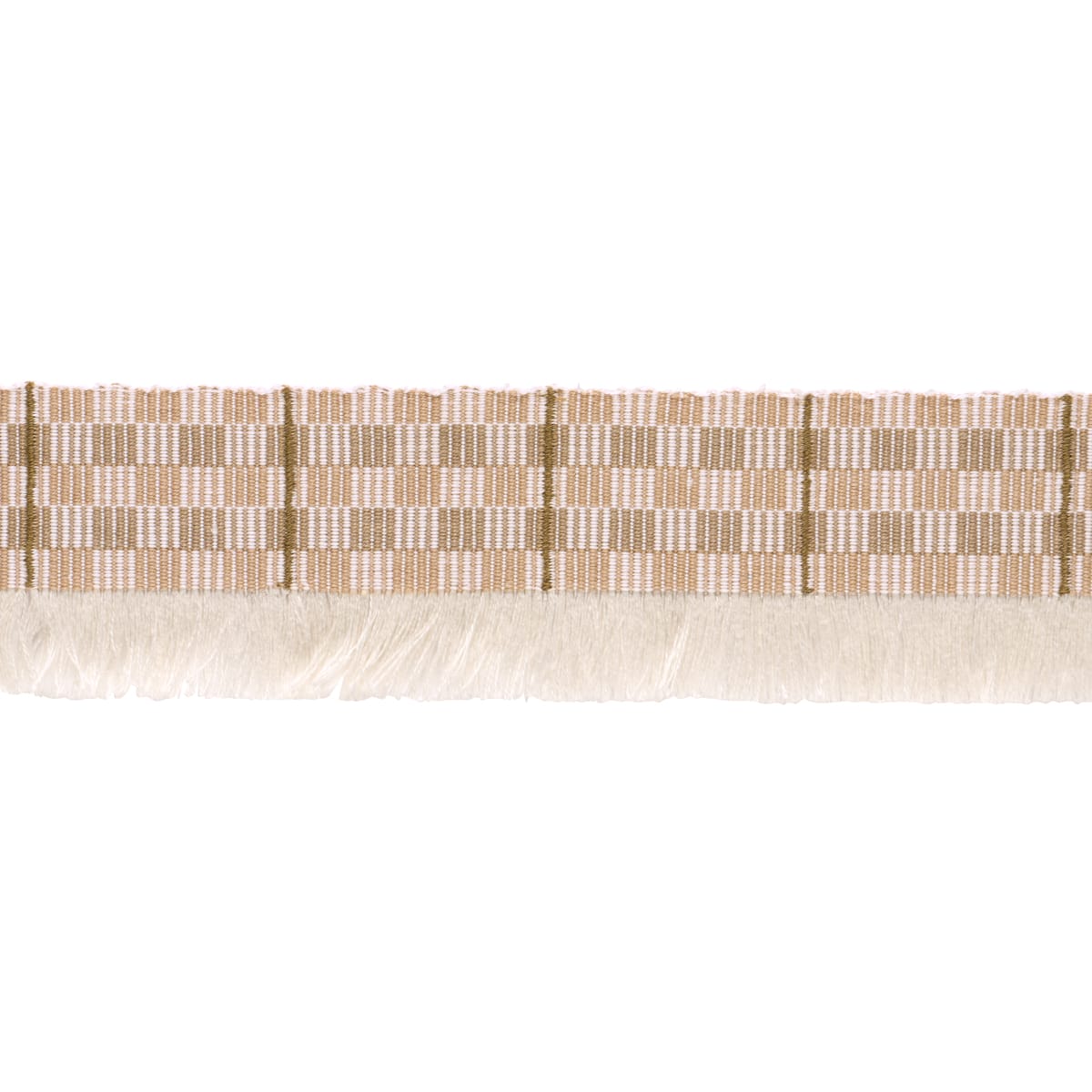 SKYLINE-PLAID-FRINGE-DUNE-SCHUMACHER-86860 - Schumacher Trim