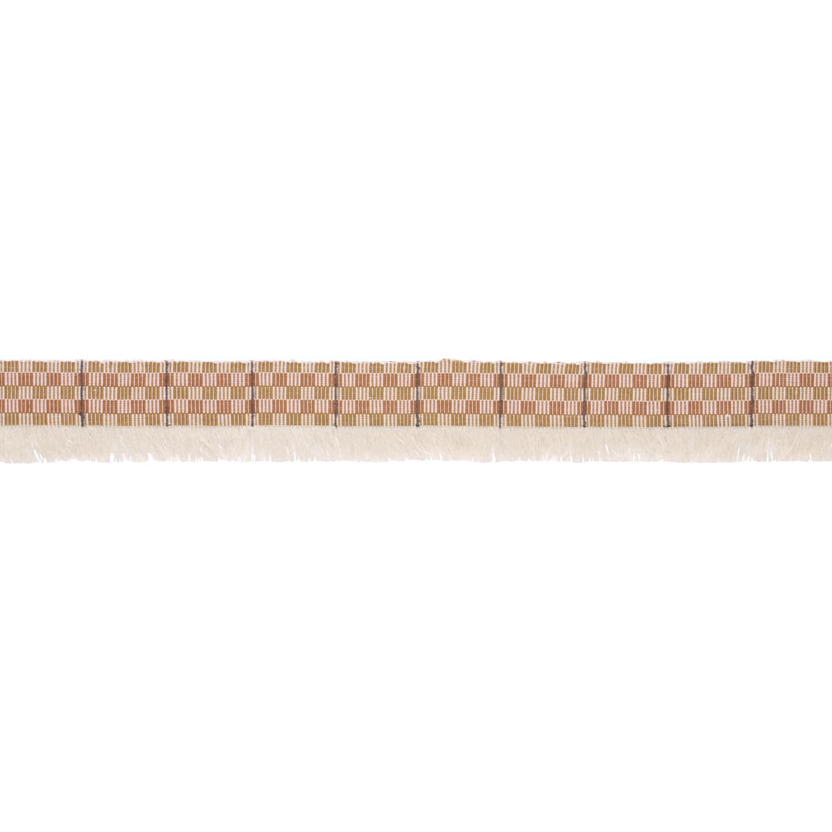 SKYLINE-PLAID-FRINGE-BRONZE-SCHUMACHER-86861 - Schumacher Trim