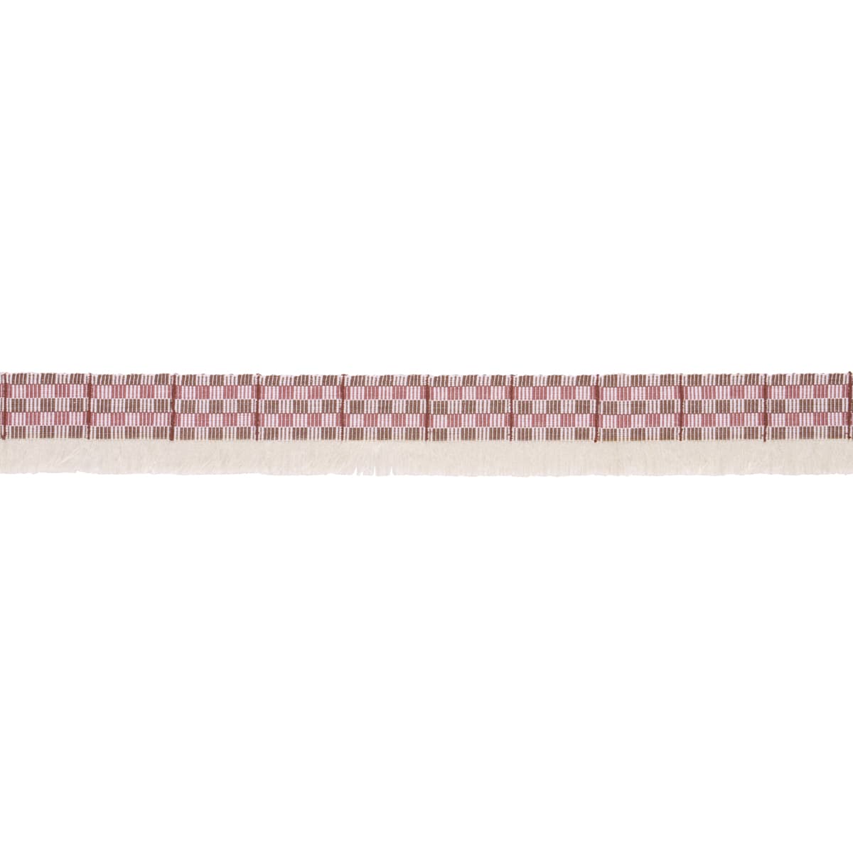 SKYLINE-PLAID-FRINGE-MERLOT-SCHUMACHER-86862 - Schumacher Trim