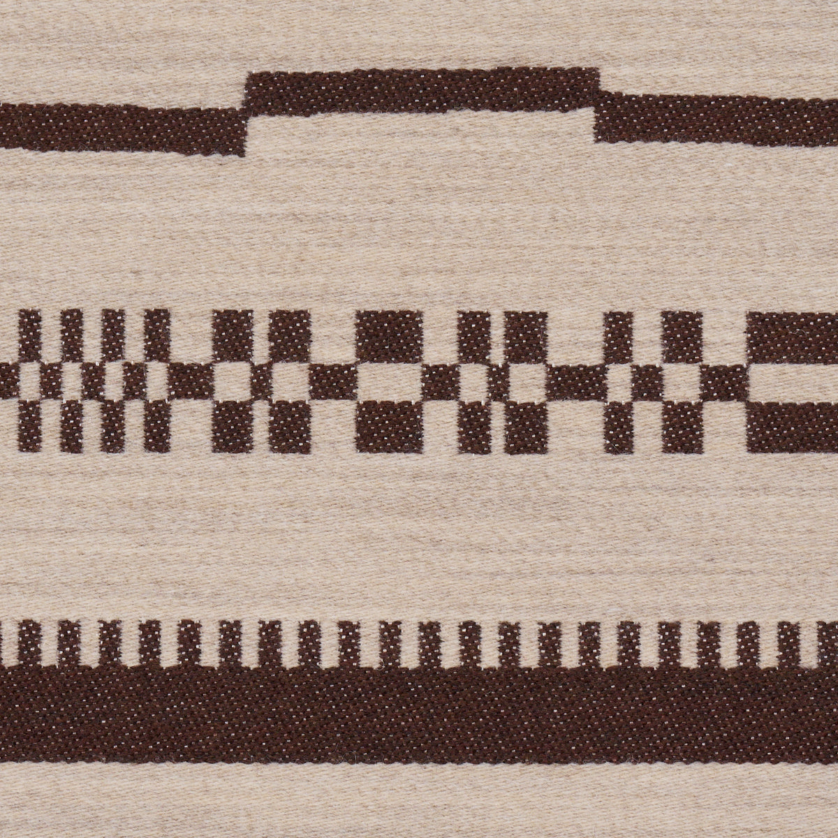 Skyline Stripes Reversible - Americano - Schumacher 86872 Fabric - Schumacher Fabric