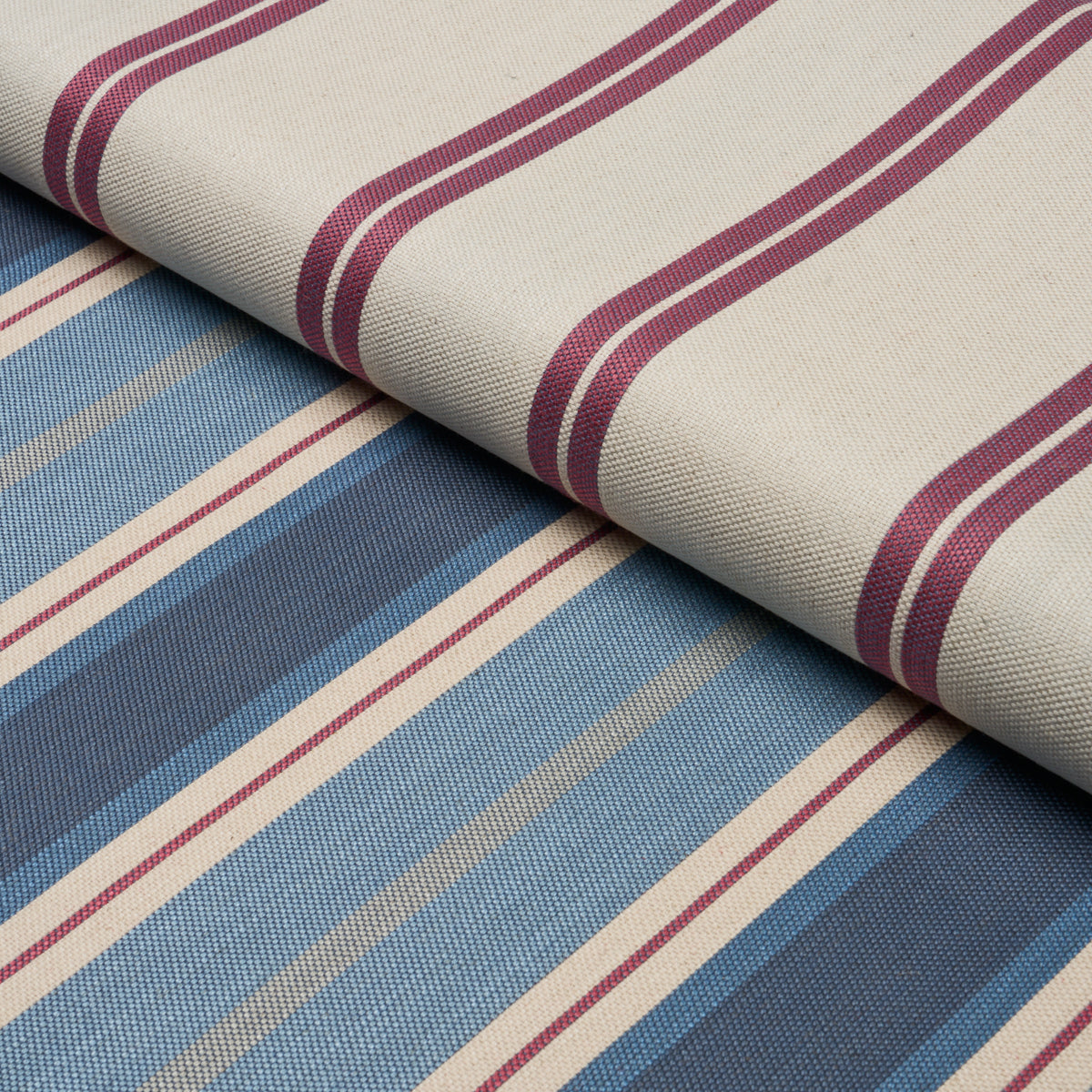 DOUBLE-FACE-STRIPES-DENIM-ROS-SCHUMACHER-86882 - Schumacher Fabric