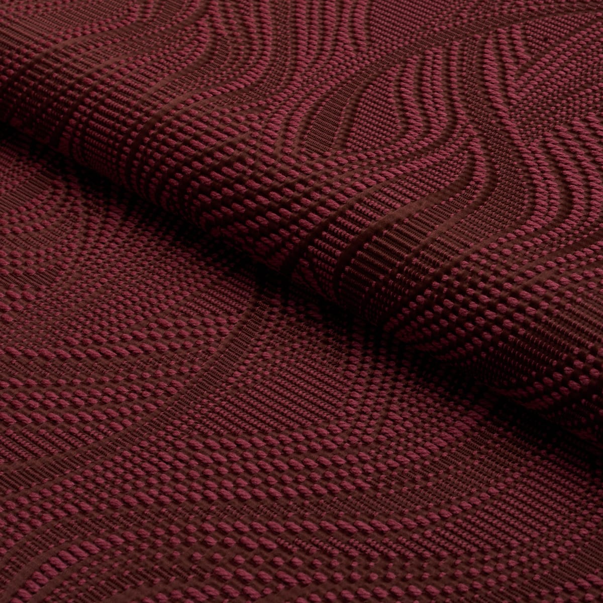 QUILTED-WAVES-INDOOR-OUTDOOR-MERLOT-SCHUMACHER-86891 - Schumacher Fabric