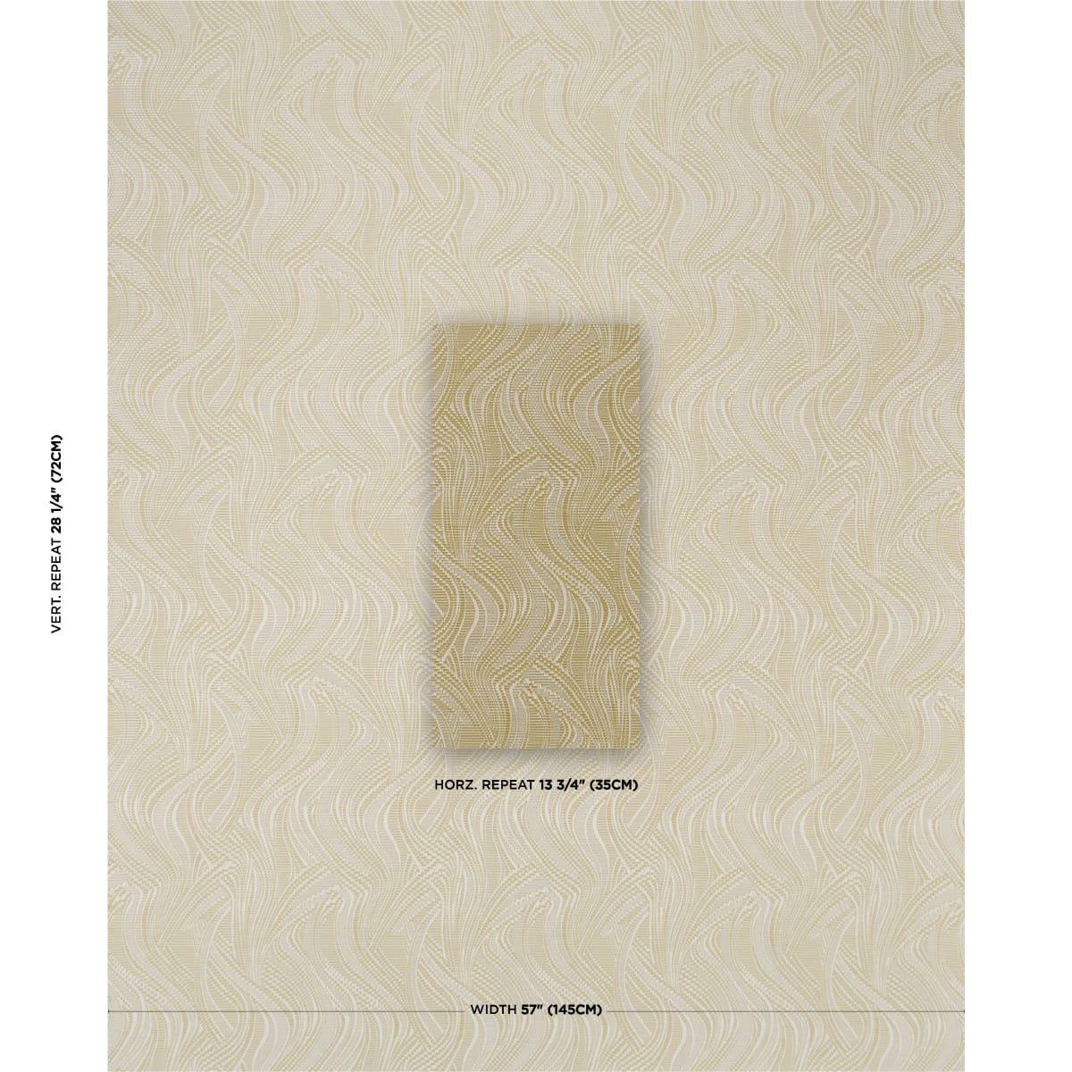 QUILTED-WAVES-INDOOR-OUTDOOR-CHARTREUSE-SCHUMACHER-86892 - Schumacher Fabric