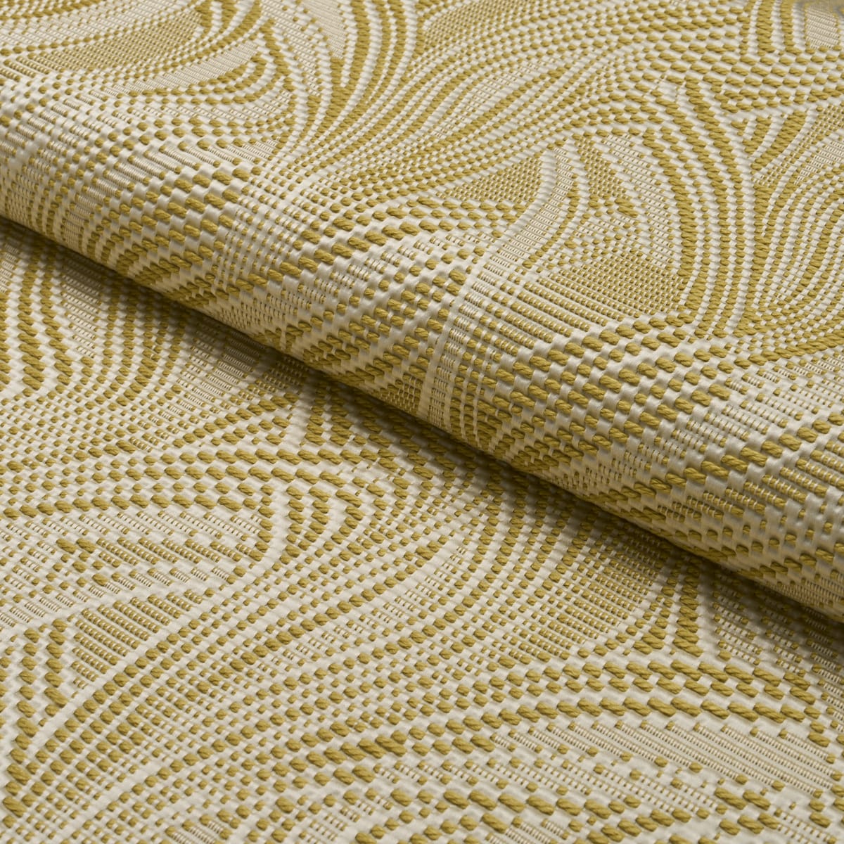 QUILTED-WAVES-INDOOR-OUTDOOR-CHARTREUSE-SCHUMACHER-86892 - Schumacher Fabric