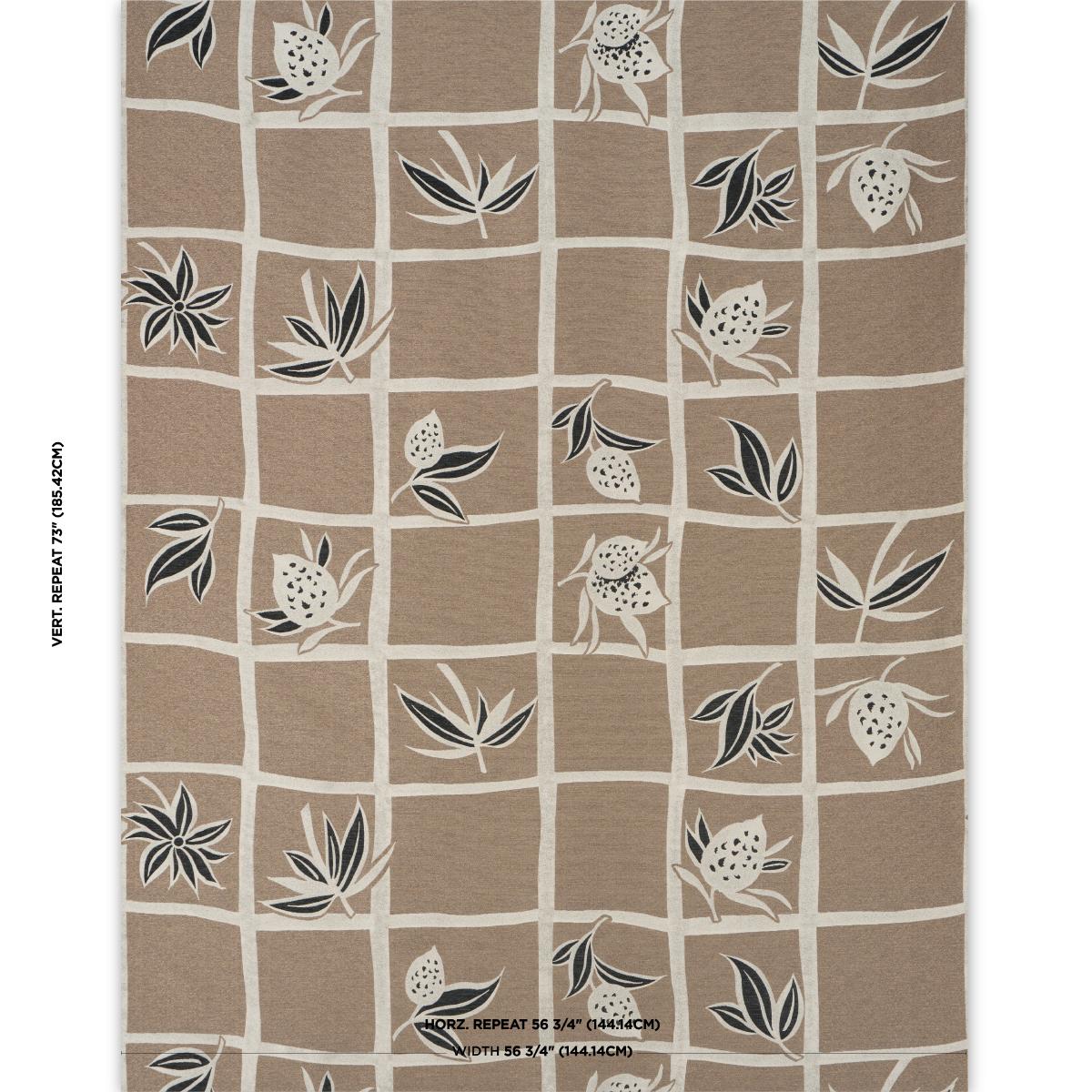 High Lie - Metallic Brown - Schumacher Fabric - 86900