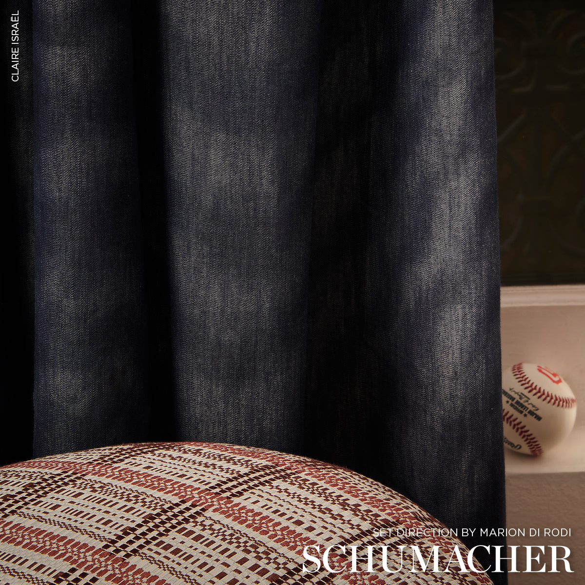 DENIM-MOIR-DENIM-SCHUMACHER-86960 - Schumacher Fabric