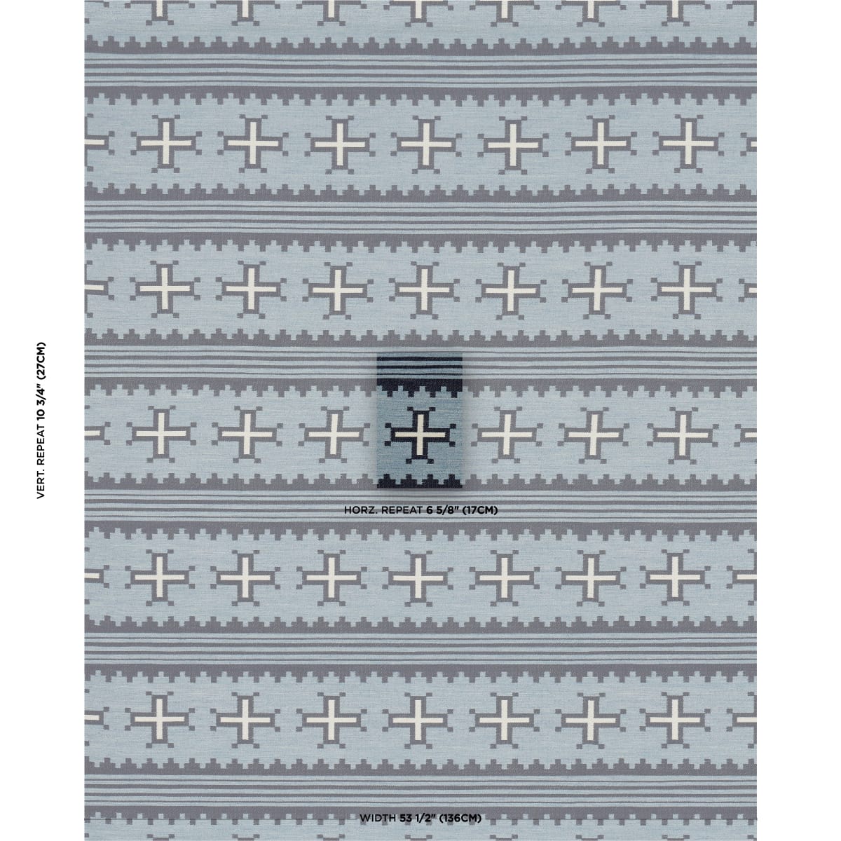 BORN-FOR-WATER-SKY-SCHUMACHER-87011 - Schumacher Fabric