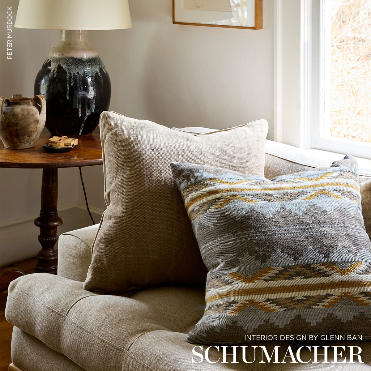 MONSOON-NEUTRAL-SCHUMACHER-87022 - Schumacher Fabric