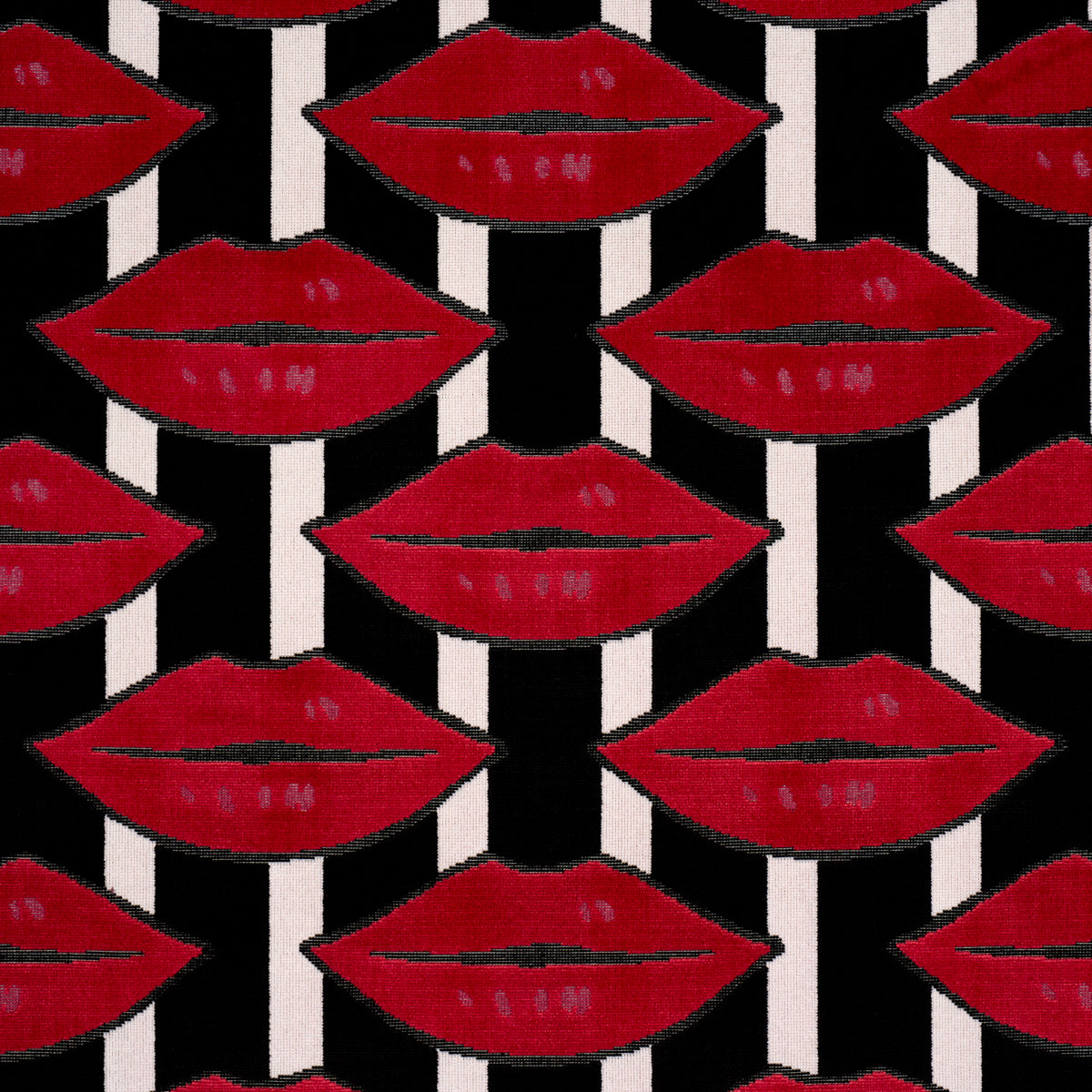 Amuse Bouche - Lipstick Red - Schumacher 87060 Fabric - Schumacher Fabric