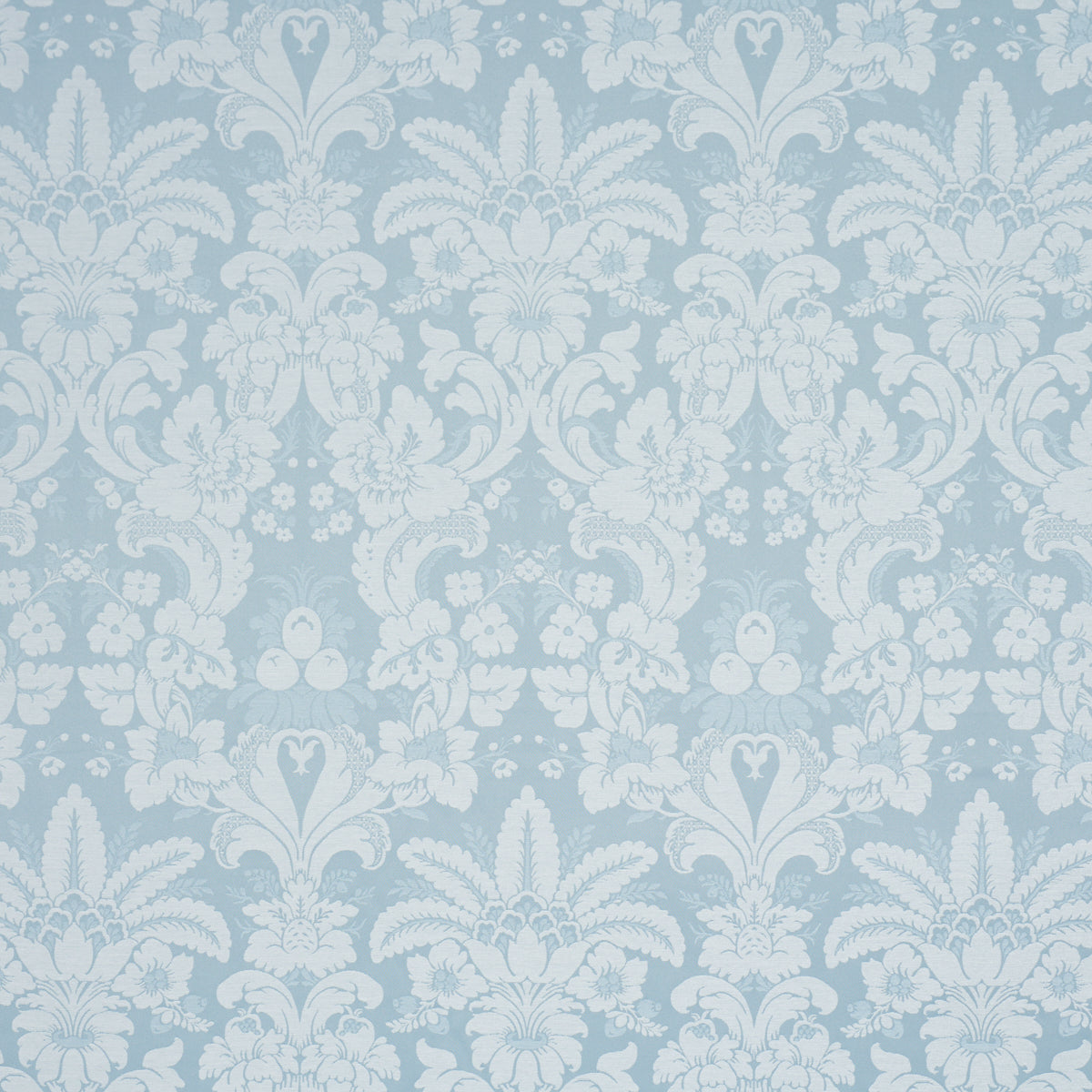 Kennedy Damask - Robin'S Egg - Schumacher 87094 Fabric - Schumacher Fabric