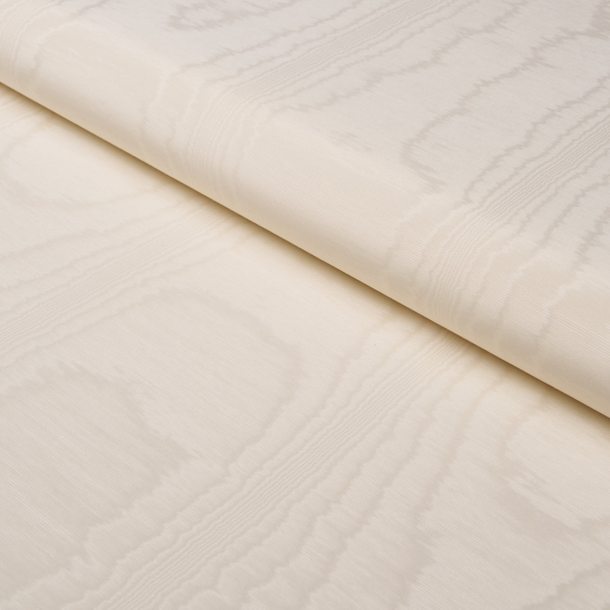 Washington Moiré - Ivory - Schumacher 87103 Fabric - Schumacher Fabric
