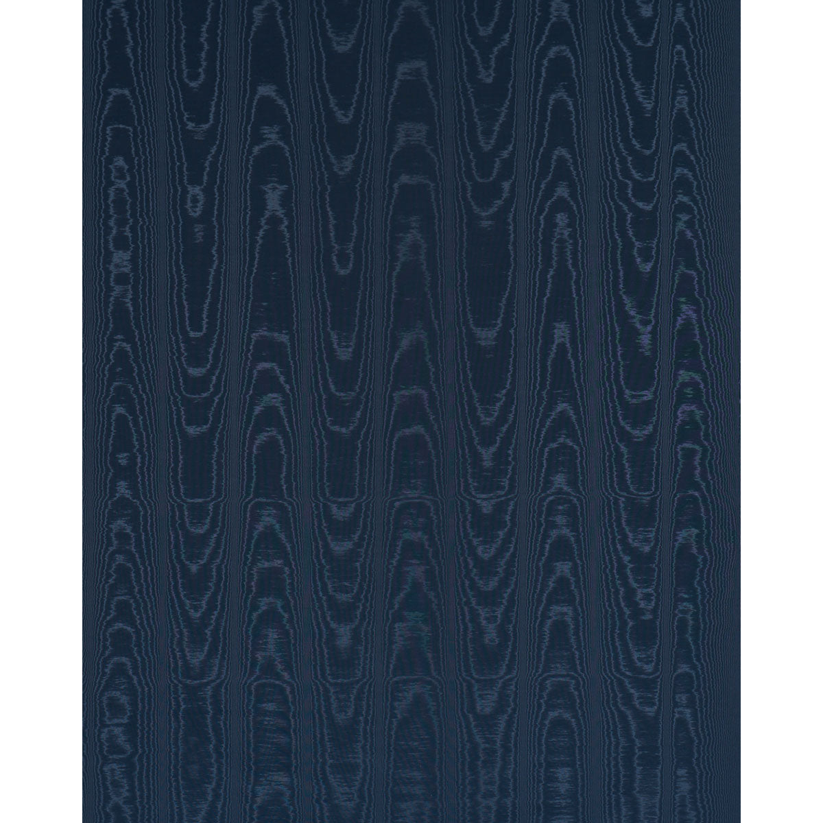Washington Moiré - Navy - Schumacher 87105 Fabric - Schumacher Fabric