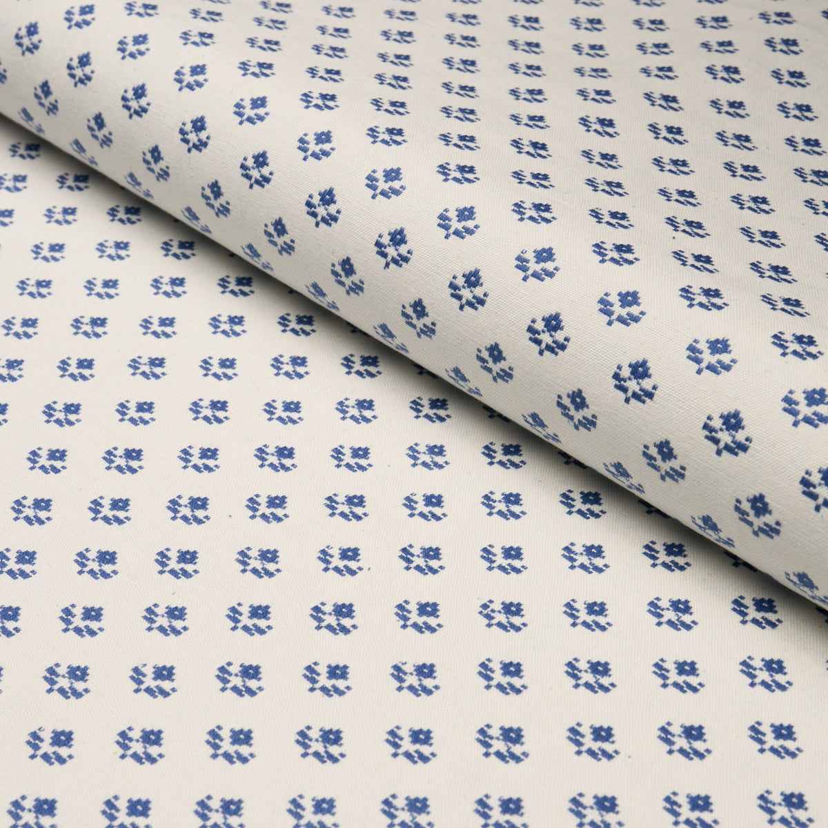 Robyn - Indigo - Schumacher 87110 Fabric - Schumacher Fabric