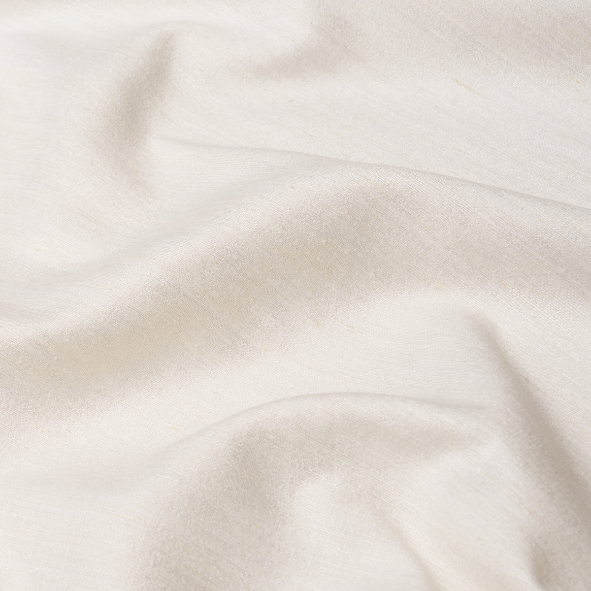 Masara Handwoven Silk - White - Schumacher 87220 Fabric - Schumacher Fabric