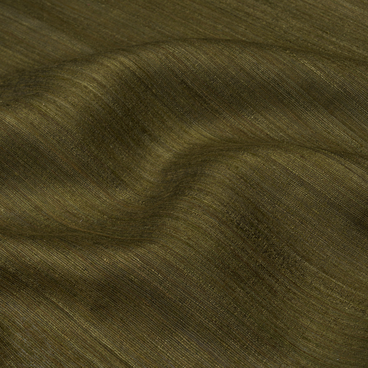 Masara Handwoven Silk - Loden - Schumacher 87228 Fabric - Schumacher Fabric