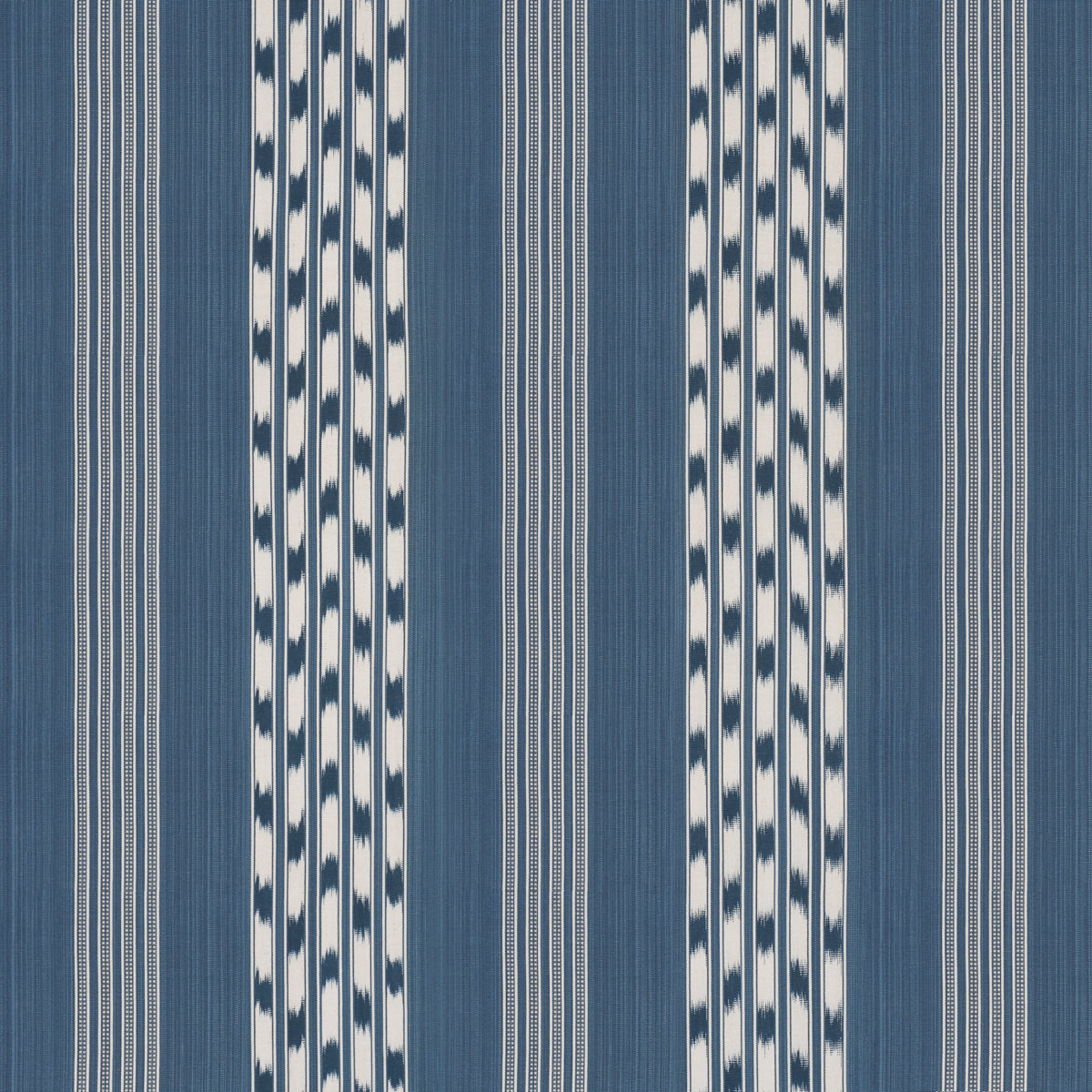 Deja Stripe - Indigo - Schumacher 87241 Fabric - Schumacher Fabric