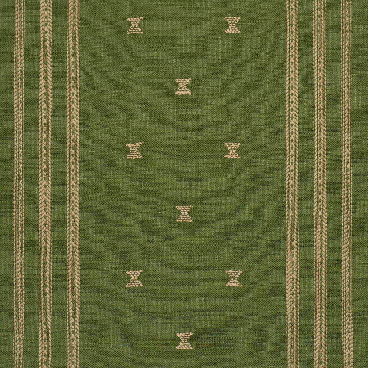 Imara Stripe - Green - Schumacher 87251 Fabric - Schumacher Fabric